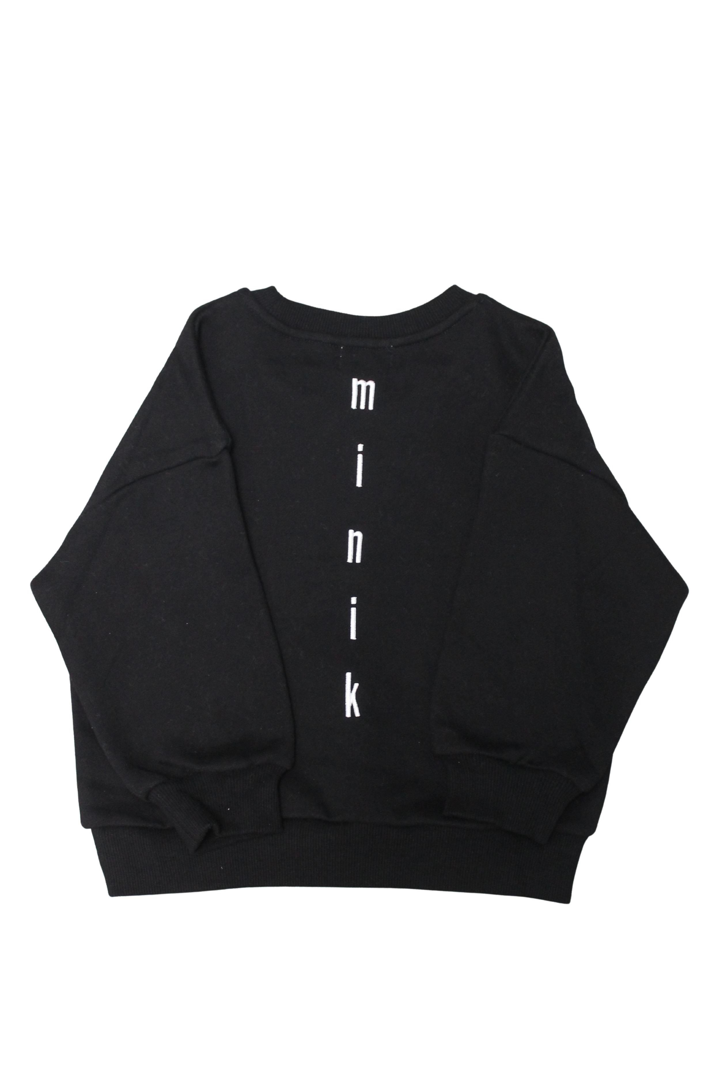 MK Oversized Black Crewneck Sweatshirt