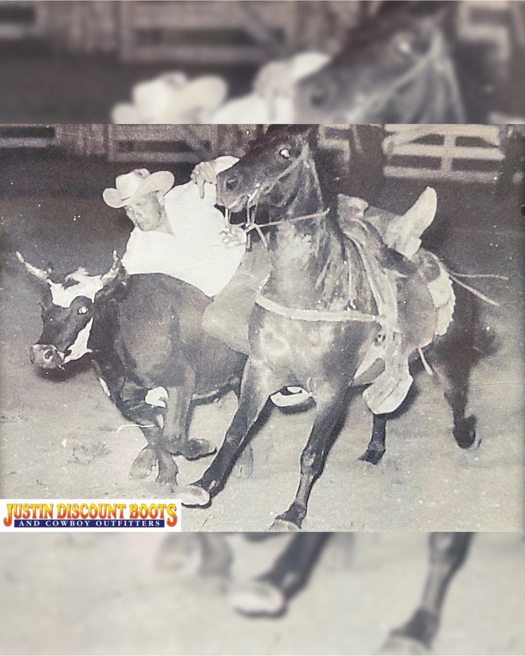 As someone who never had the privilege of meeting Frank Wallace, I thoroughly enjoy seeing his story plastered all over our walls. He built a legacy, one we are all proud to be a part of. He was a great businessman but he was a phenomenal cowboy! Hap
