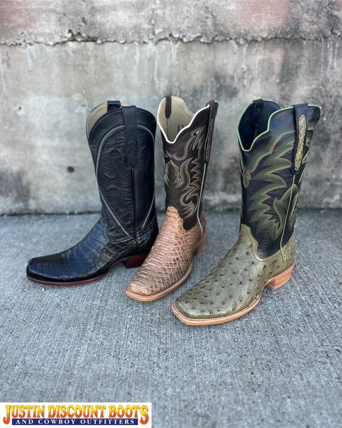 🔔 Boot of the Week 🔔

It&rsquo;s going to be a week full of @rwatsonboots but to start us off are these exquisite exotics!
&bull;
&bull;
#JDB #justindiscountboots #justindiscountbootsandcowboyoutfitters #justintx #westernfashion #rodeofashion #ranc