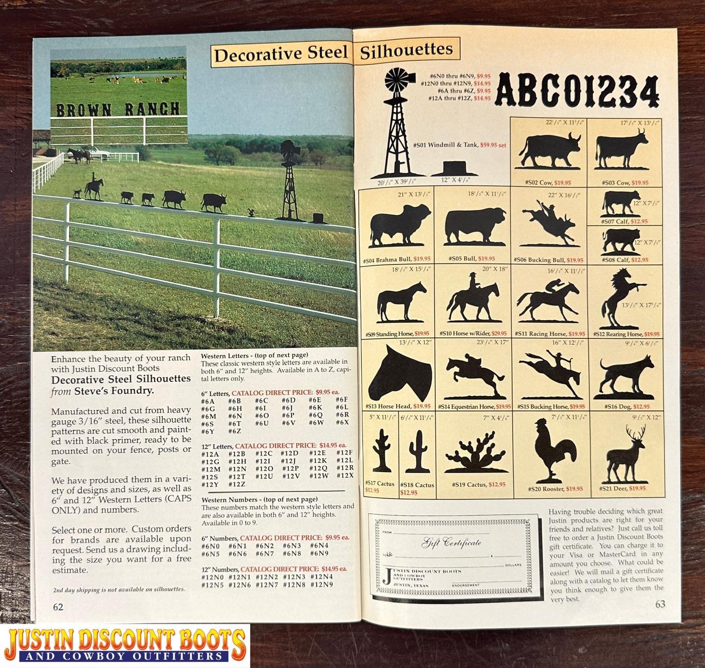 🤠 Throwback Thursday 🤠

Throwing it back to one of our &ldquo;vintage&rdquo; 😂 catalogs. I actually have some of these decorative steel silhouettes on my fence currently and I still love seeing them every time I pull in the drive. Not only could y