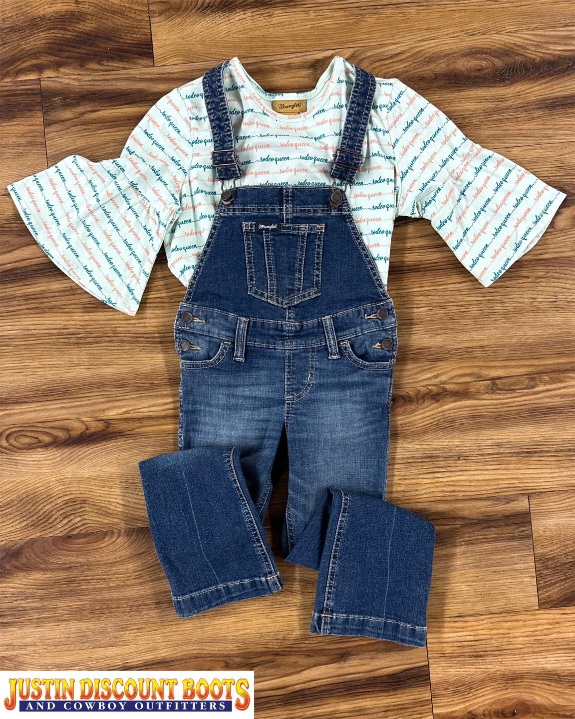 Every little girl should have the opportunity to run and play and get dirty in a pair of overalls!

| @wrangler |
&bull;
&bull;
#JDB #justindiscountboots #justindiscountbootsandcowboyoutfitters #justintx #westernfashion #rodeofashion #ranchfashion #w