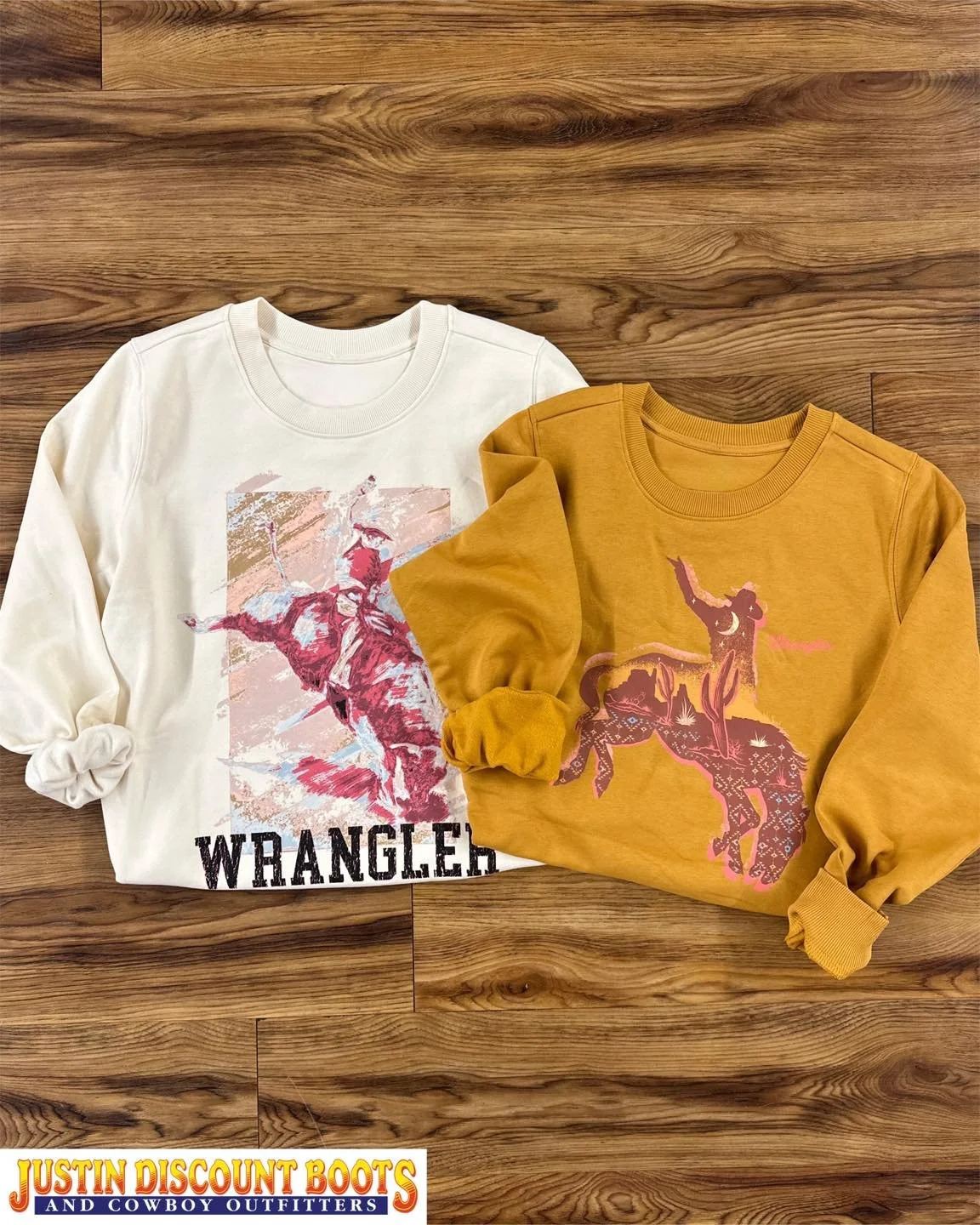 For those cool, spring mornings&hellip; @wrangler keeps you comfortable. 
&bull;
&bull;
#JDB #justindiscountboots #justindiscountbootsandcowboyoutfitters #justintx #westernfashion #rodeofashion #ranchfashion #westernvibes #rodeovibes #ranchvibes #wra