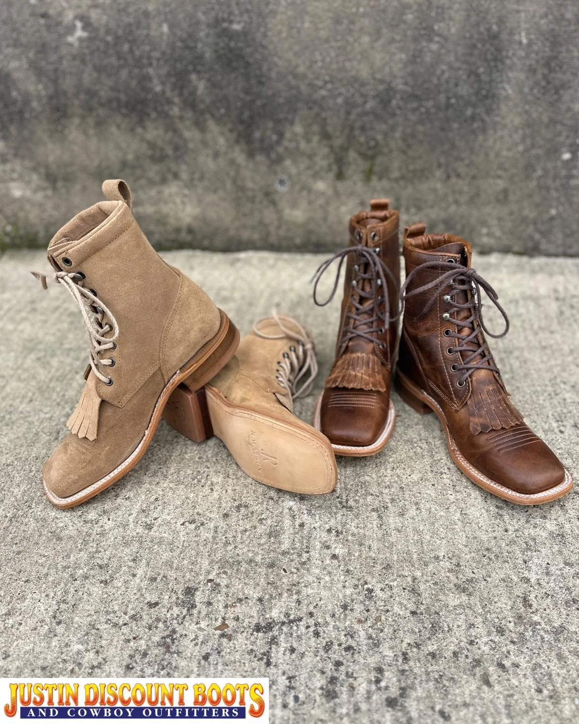 The perfect neutrals for summer!

| @rwatsonboots |
&bull;
&bull;
#JDB #justindiscountboots #justindiscountbootsandcowboyoutfitters #justintx #westernfashion #rodeofashion #ranchfashion #westernvibes #rodeovibes #ranchvibes #rwatsonboots