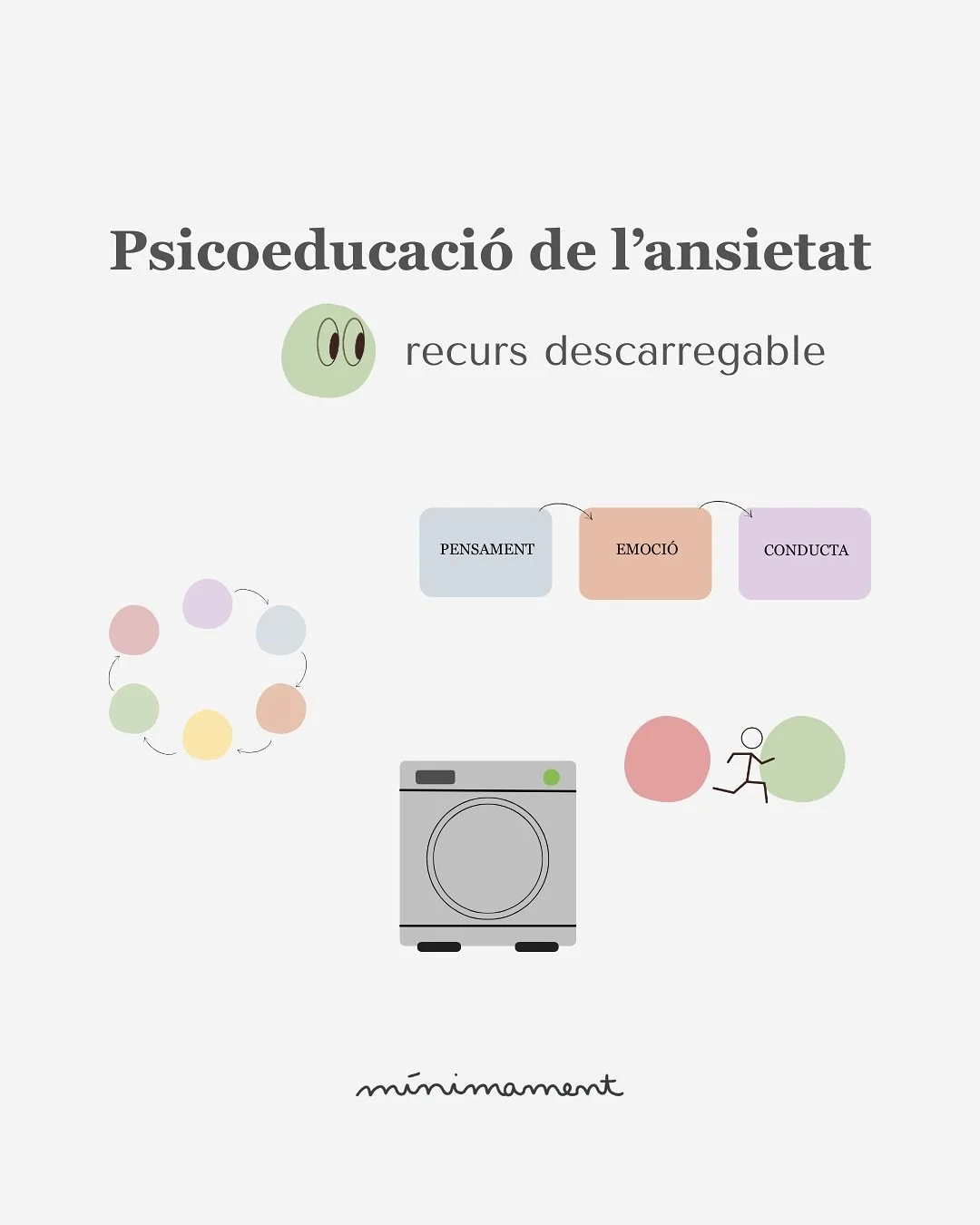 🍂 psicoeducaci&oacute; de l&rsquo;ansietat 

L&rsquo;ansietat &eacute;s una de les emocions que m&eacute;s apareixen a consulta i, alhora, una de les m&eacute;s dif&iacute;cils d&rsquo;explicar als infants i adolescents. Per aix&ograve; he creat aqu