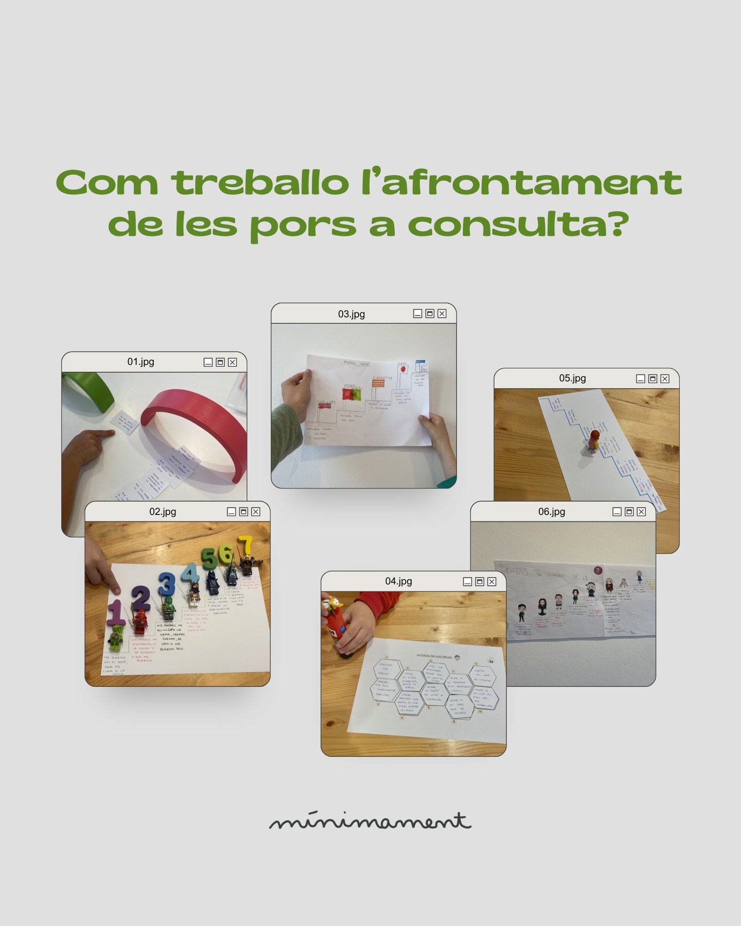 🪜 exposici&oacute; gradual

Hi ha una idea que treballo molt a consulta amb infants: no cal afrontar les pors de cop, es poden pujar esgla&oacute; a esgla&oacute;. 

🎚️L&rsquo;exposici&oacute; gradual &eacute;s una eina clau per ajudar-los a relaci