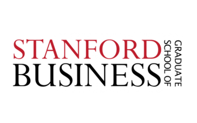 The Stanford University logo with red text on a white background.