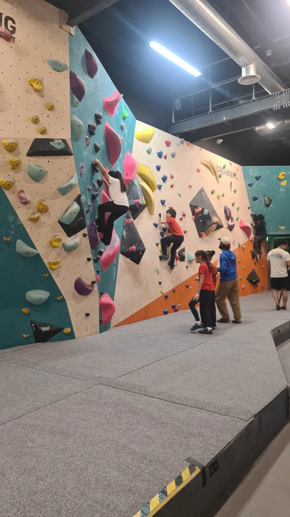 Rock climbing for kids