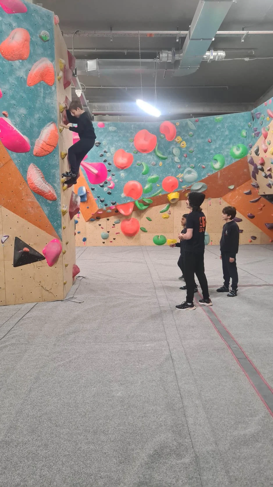 Rock climbing for kids