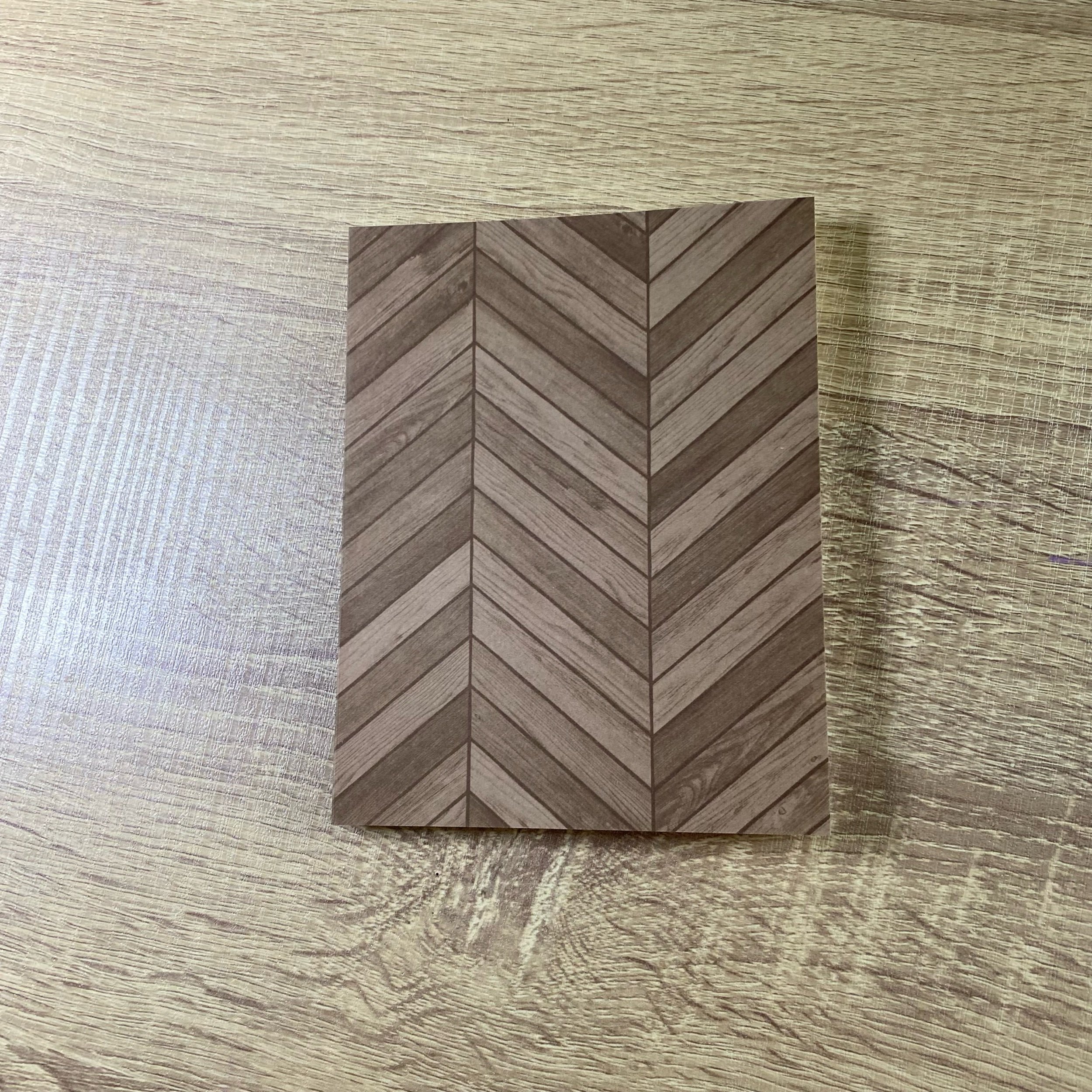 Brown Wood Chevron