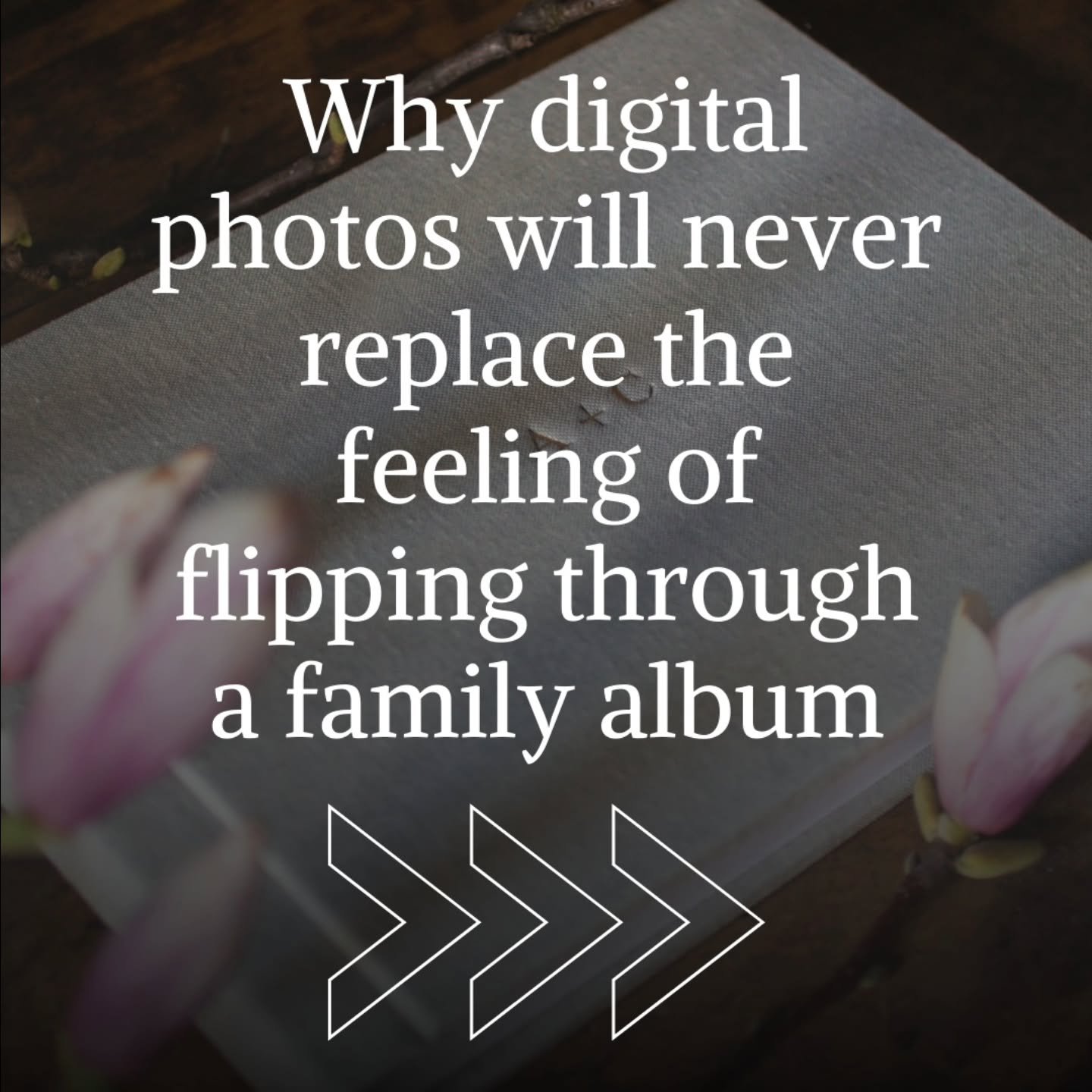 Some memories deserve more than a swipe. 

In a world of fleeting digital memories, our luxury albums stand the test of time. Designed to last, they transform your moments into tangible treasures.

Double tap if you believe some memories deserve to e