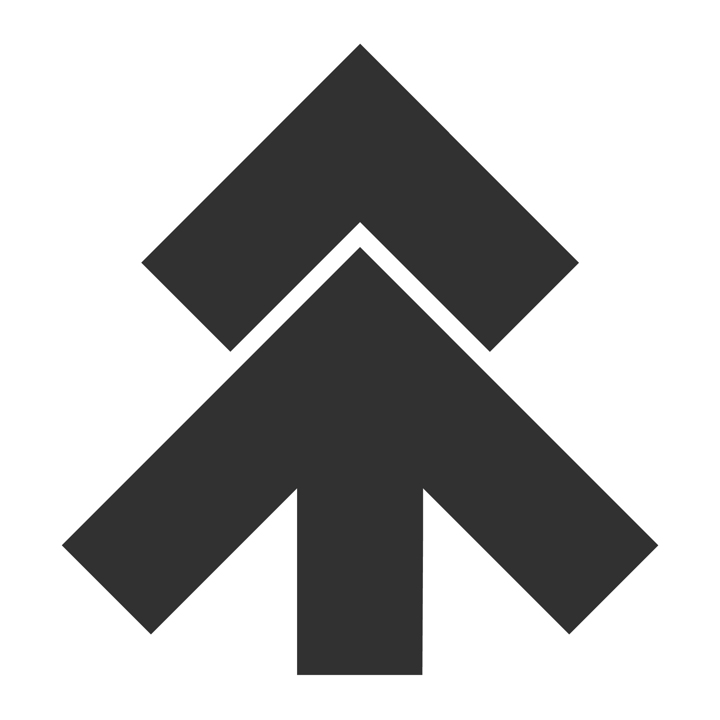 Simplified black icon of a tree