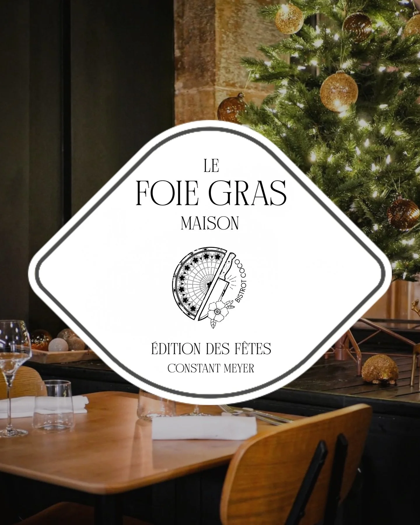 Nouveaut&eacute; de fin d&rsquo;ann&eacute;e 🎄
Le Foie Gras Maison du Bistrot Coco
 Pr&eacute;par&eacute; par notre chef @chef_constant en &eacute;dition limit&eacute;e pour sublimer vos tables de f&ecirc;tes ✨

1 kg &ndash; 160 &euro; &bull; 750 g 