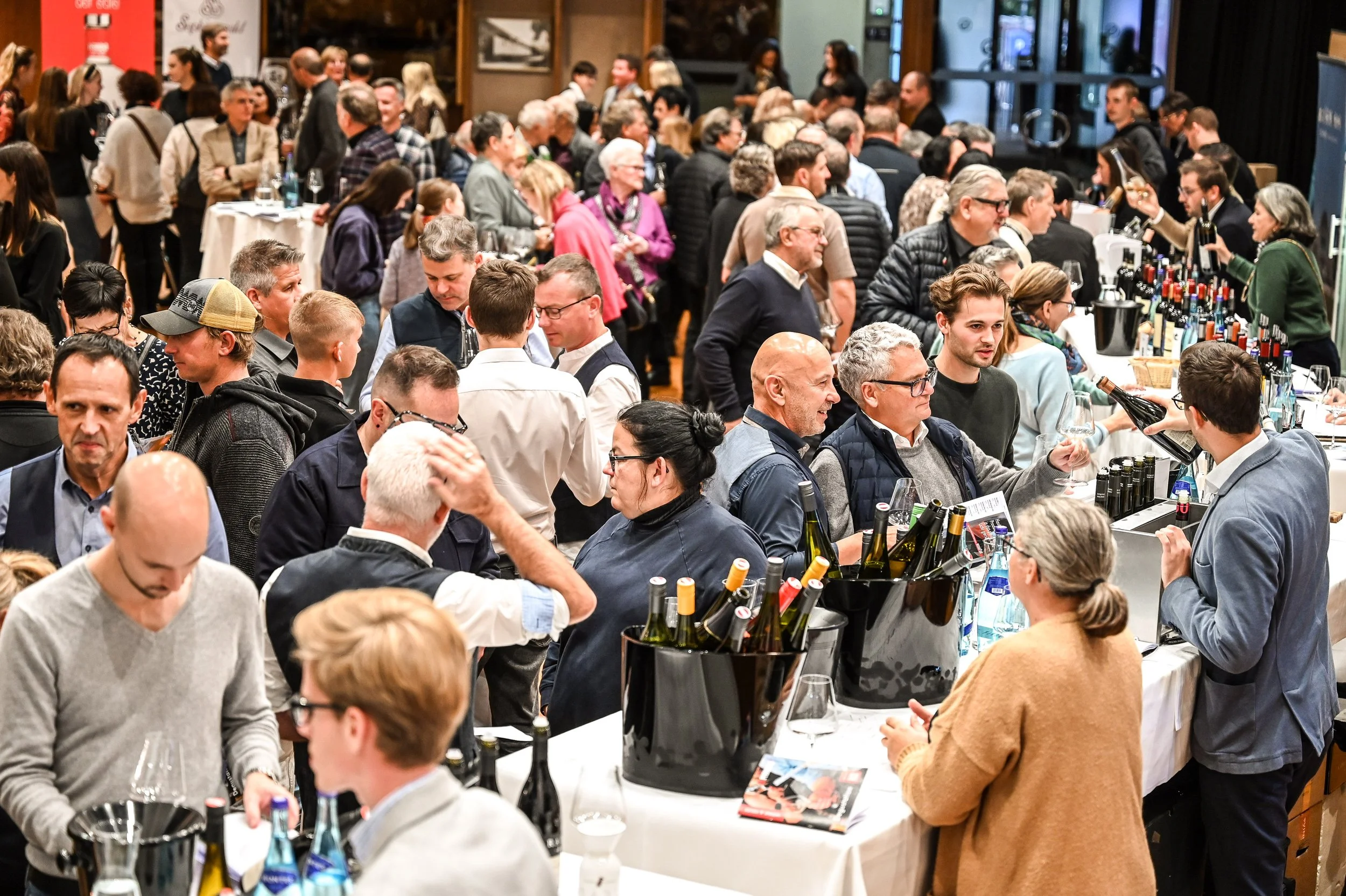 "Degustation Weine & Edles“, Hofsteigsaal L‘ach