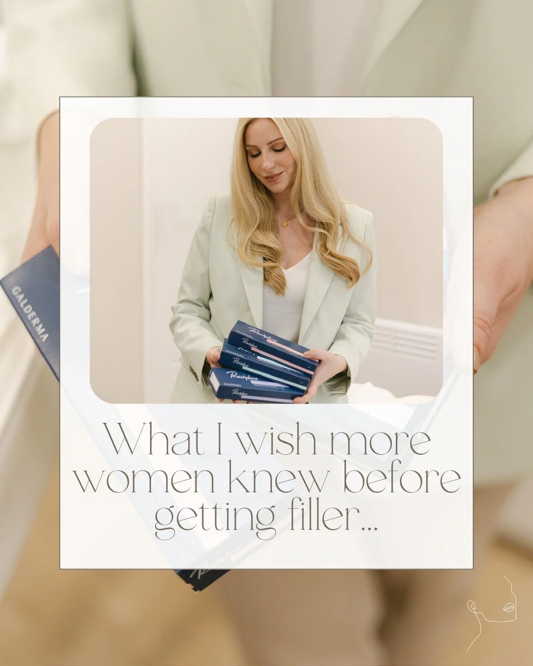 If you're thinking about getting filler, or even just starting to wonder if it might be right for you, I want to share something important.

Because while I love what filler can do when it&rsquo;s done well, I also know the confusion, pressure, and m