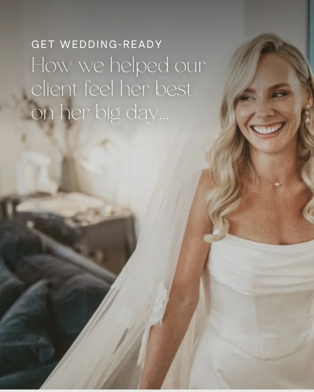 Planning a wedding comes with a thousand little details, and for many brides, feeling confident in their skin is right up there at the top. Not in a filtered, flawless, unattainable way, but in the way that helps you feel calm, comfortable and truly 