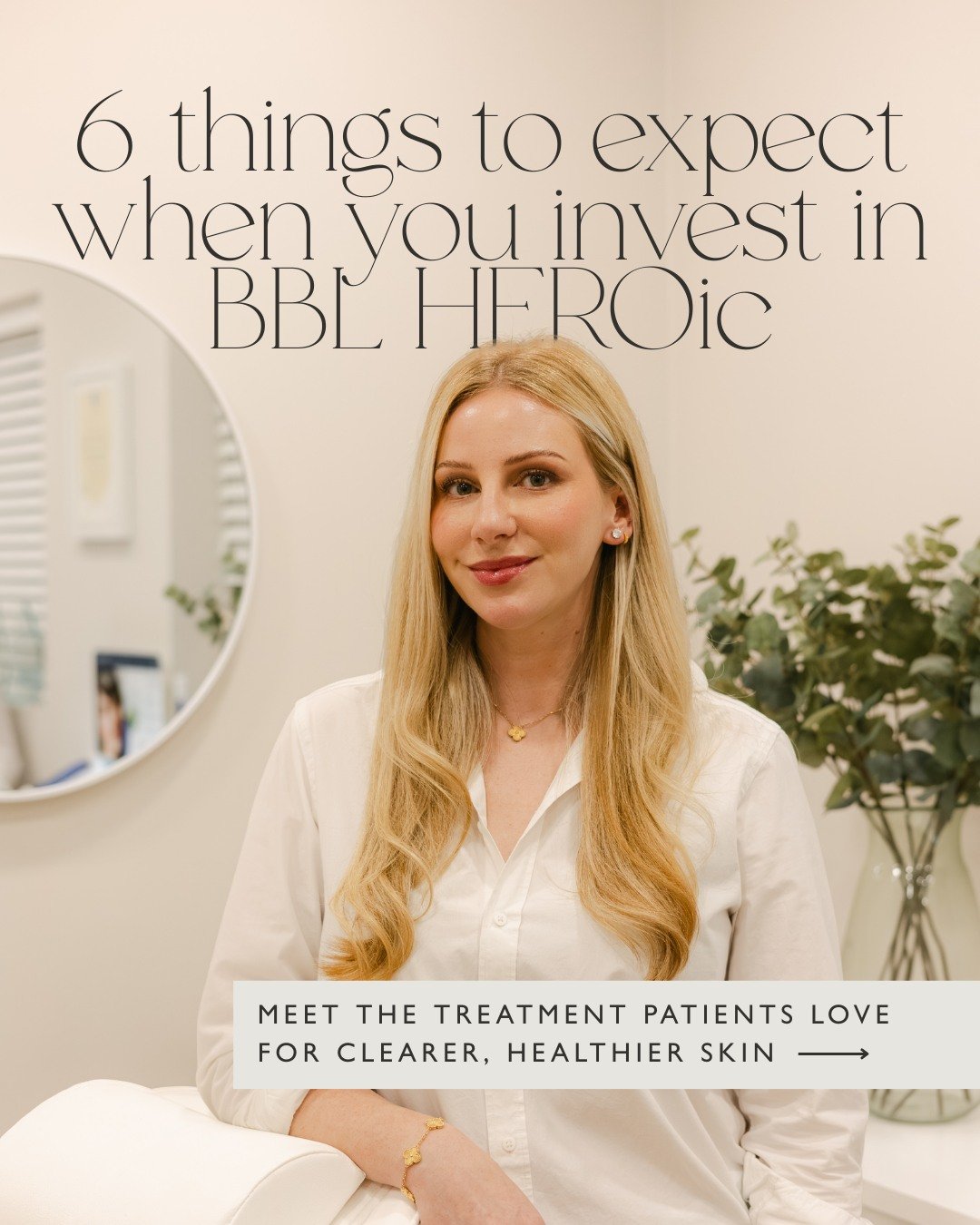 BBL HEROic 🤝🏽 your clearest skin yet ✨️

Take good care of your skin but want to take it to the next level?

You might be using the right products, wearing SPF, doing all the sensible things, but sometimes redness lingers, pigment shows up more tha