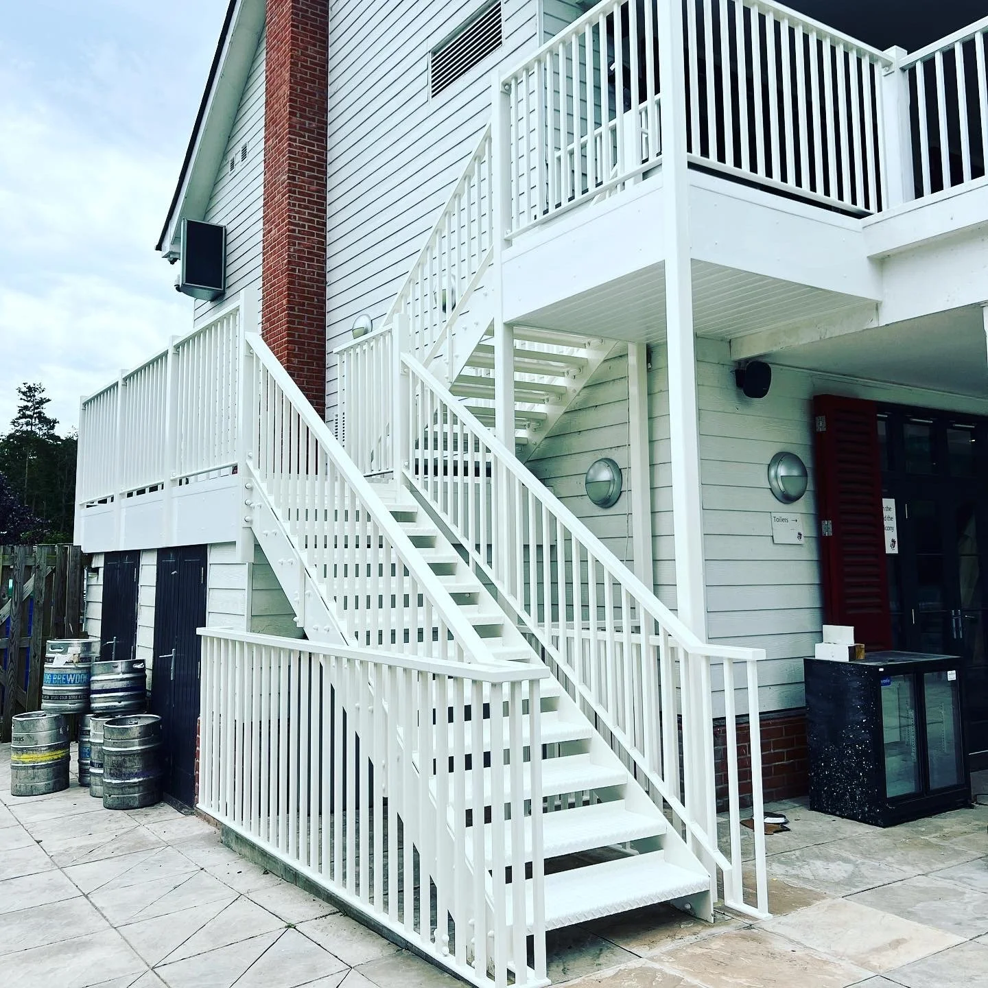 Cricket Pavilion Stairs, Bordon
