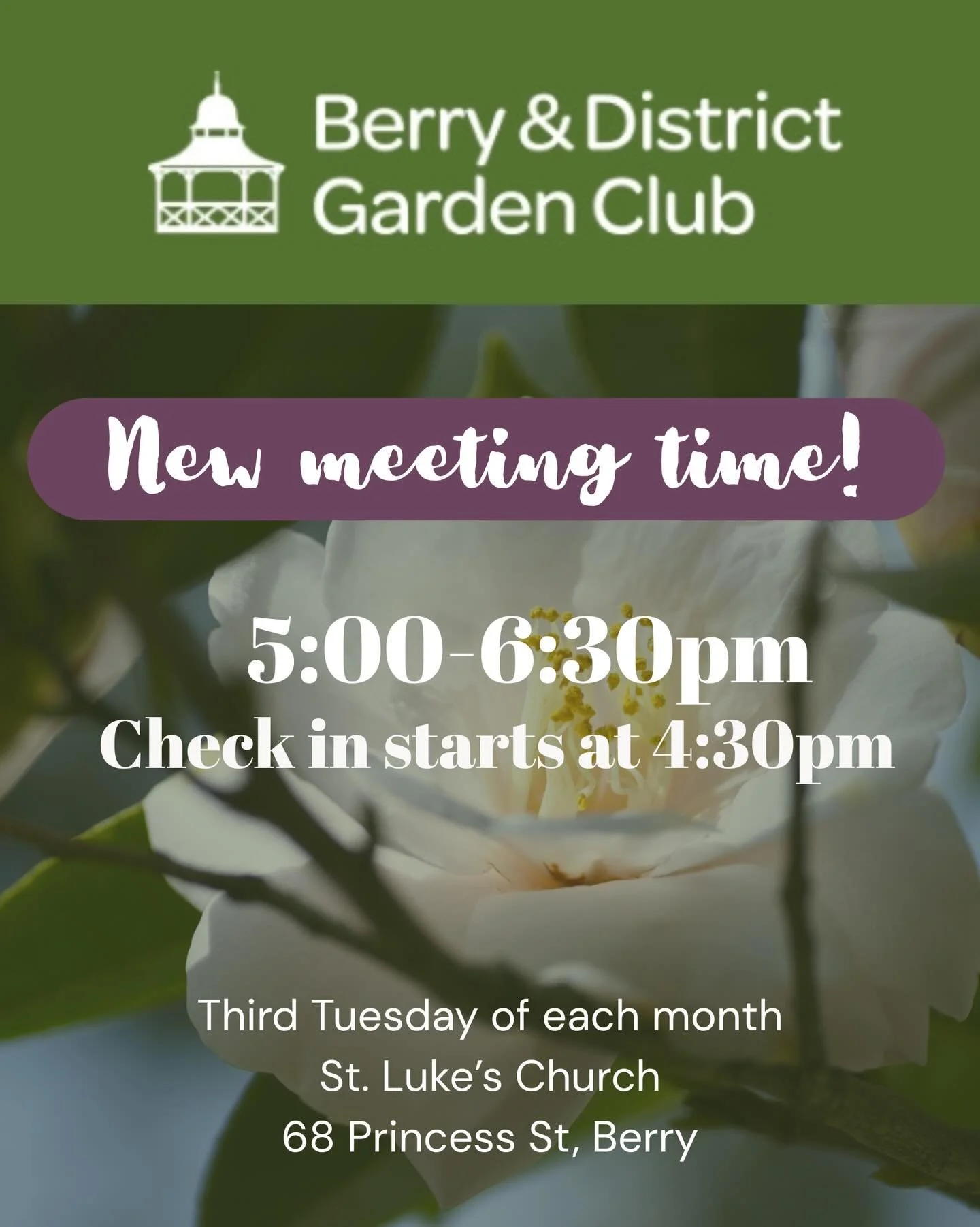 🌹 The Berry Garden Club is back &mdash; and we&rsquo;re kicking off our 2026 season! 🌱

⏰ NEW MEETING TIME 4:30pm arrival | 5:00pm start
Couldn&rsquo;t make our old late-night or midday meetings? This one&rsquo;s for you 👋

👉 First meeting: Tuesd