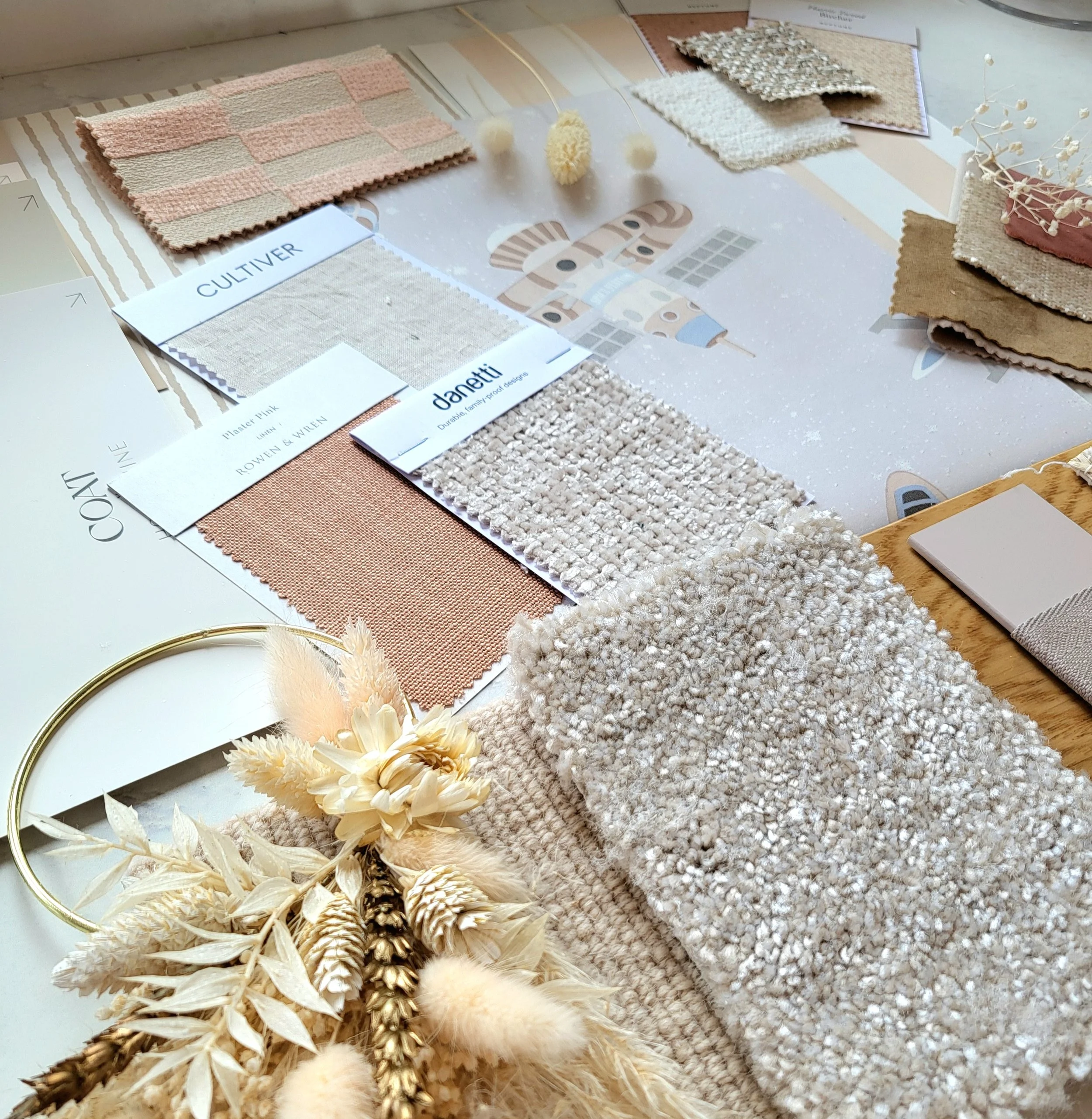 Mood Board, Swatch, Paint Sample, Wallpaper Sample & Sample Kit