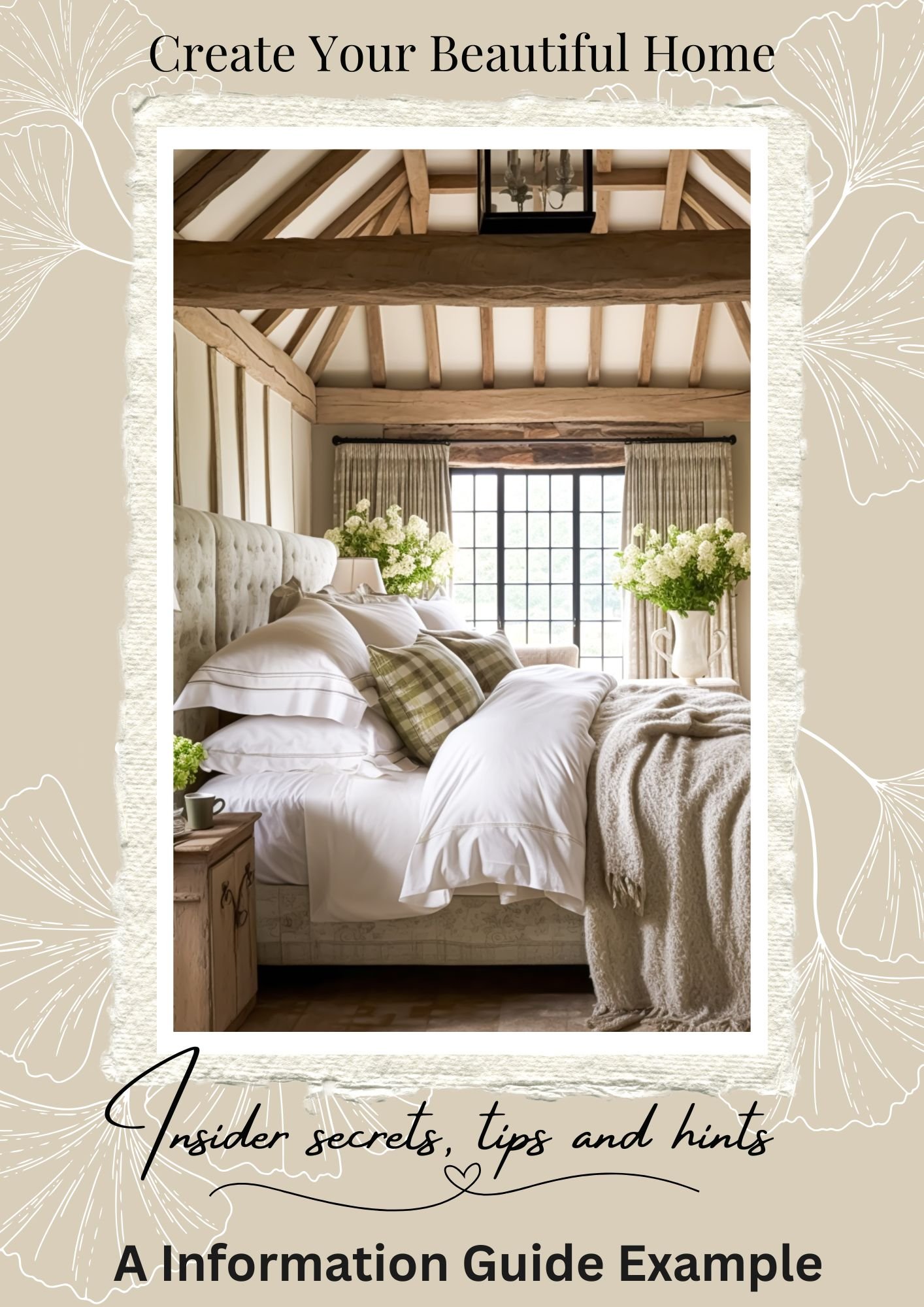 How to booklet with handy hints and tips on interior design...how to hang art...how to display cushions and more