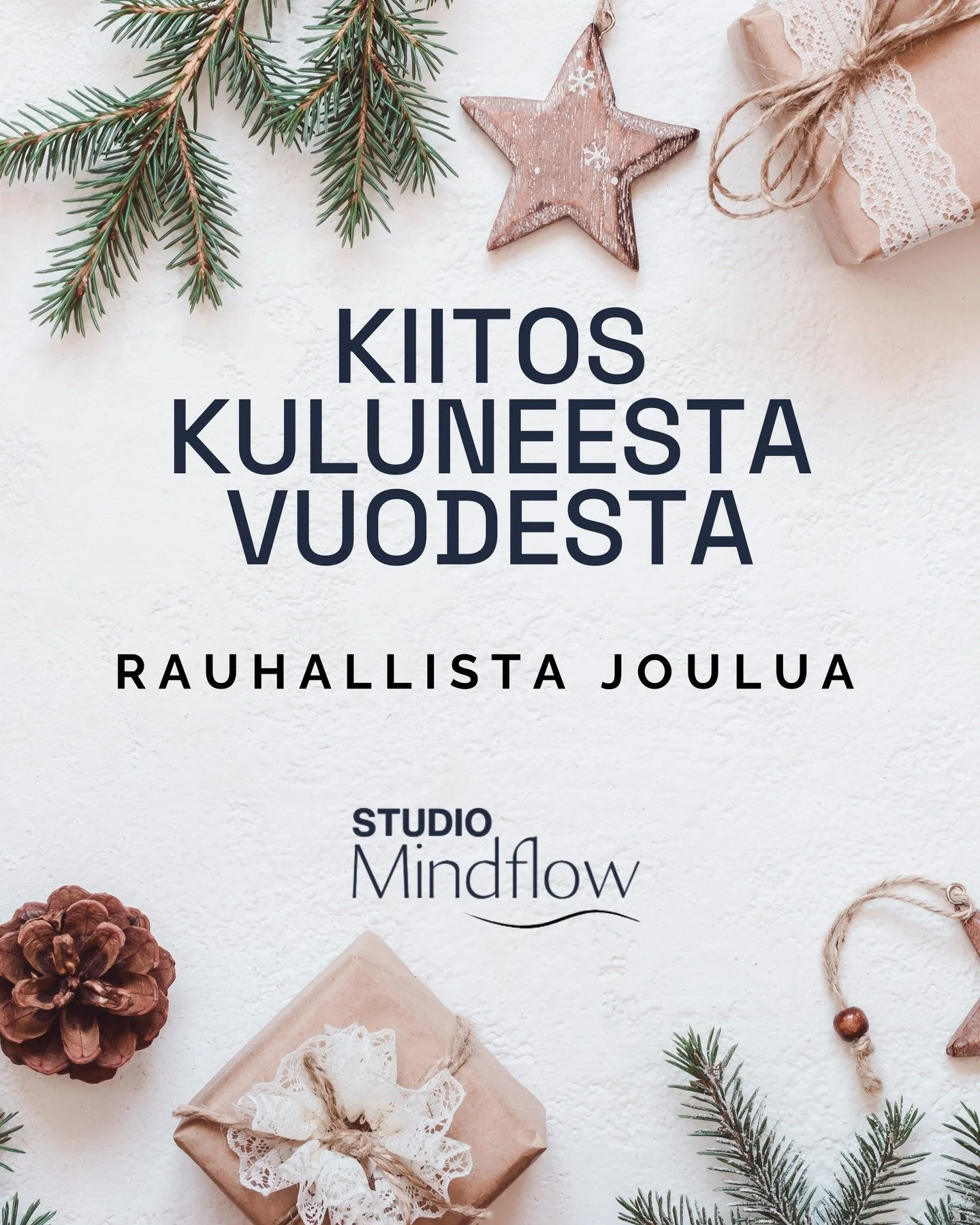 Kun katson kulunutta vuotta taaksep&auml;in, tuntuu hyv&auml;lt&auml; huomata, kuinka monipuolisia projekteja ja kohtaamisia se on tuonut mukanaan. 

Studio Mindflown ensimm&auml;inen vuosi on ollut t&auml;ynn&auml; luottamusta ja yhteisty&ouml;t&aum