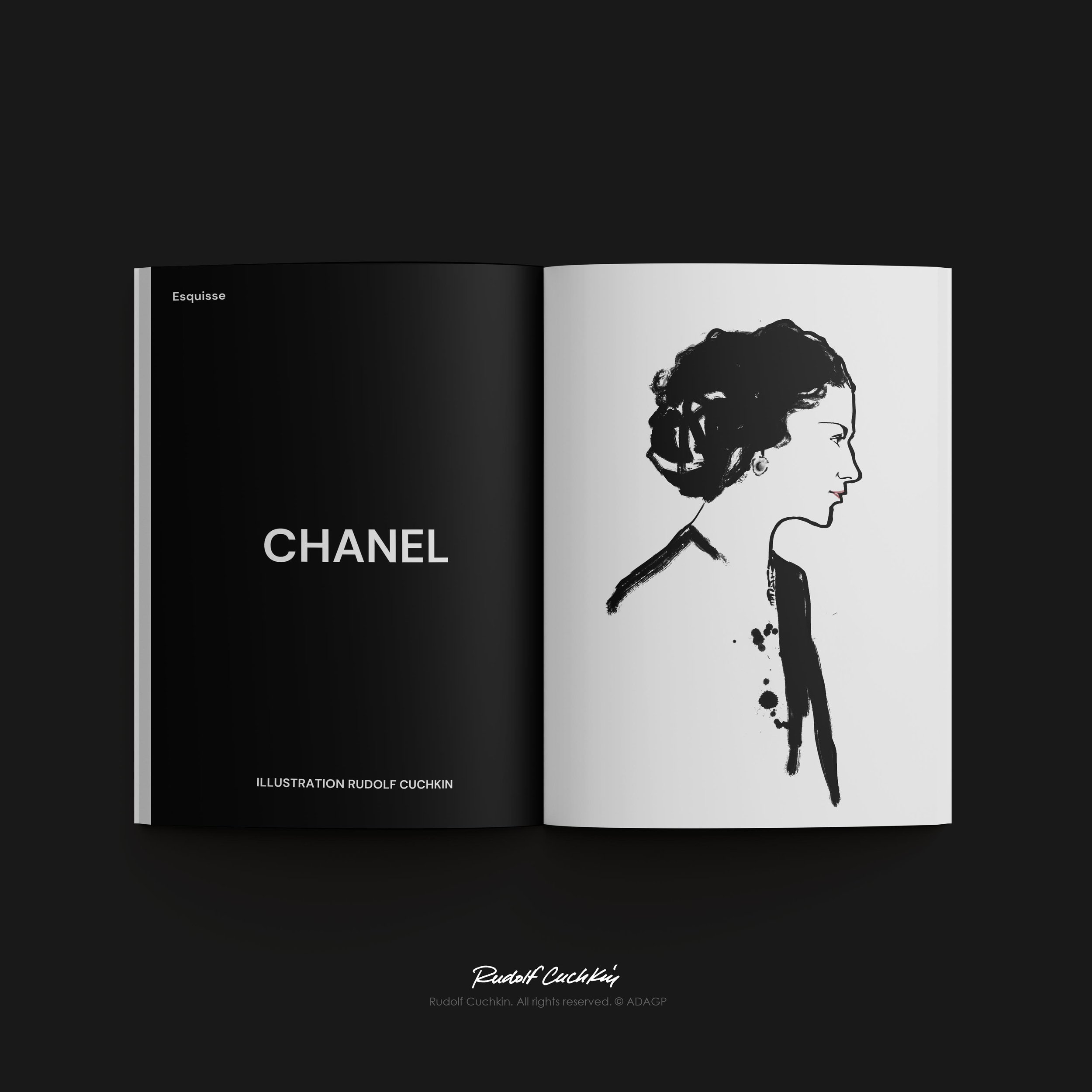 Portrait éditorial de Gabrielle Chanel