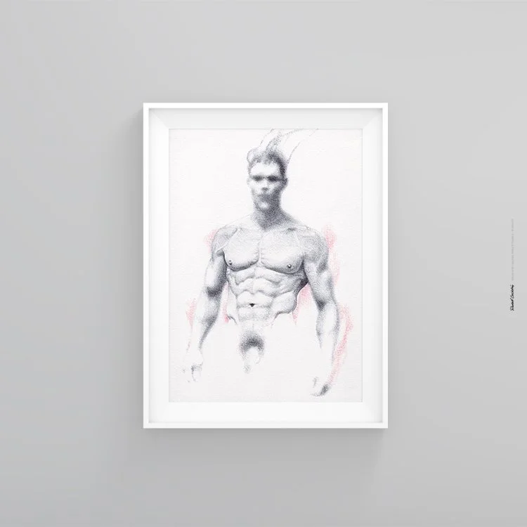 DESSIN ORIGINAL AU STYLO-CLASSIQUE-TORSO-par Rudolf Cuchkin.jpg
