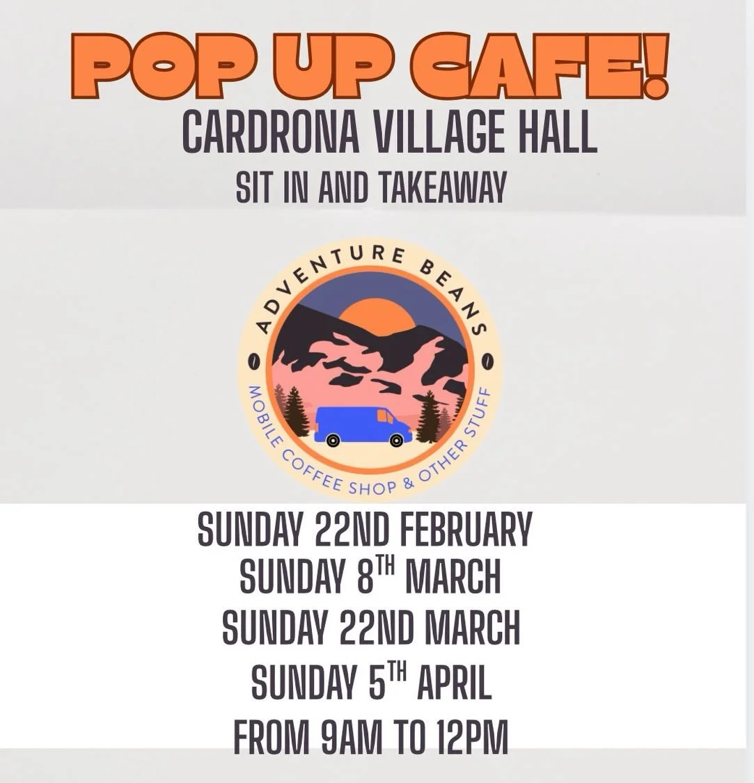 NEW POP UP VENUE! Cardrona Village Hall! Can&rsquo;t wait to get started and meet the community. Bringing great coffee @iicommon lots of cakes and bakes, including the best gluten free cakes you will ever have @the.wee.baker  #scottishborder #coffeec