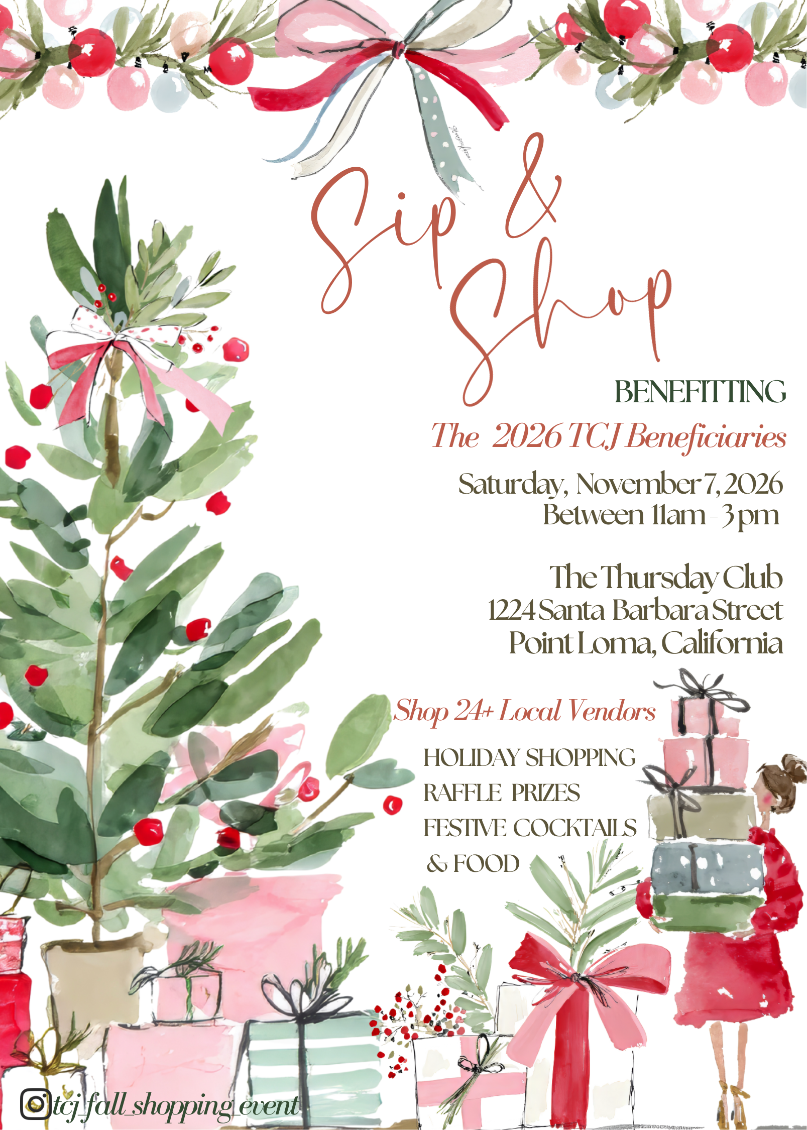 Thursday Club Juniors Sip & Shop