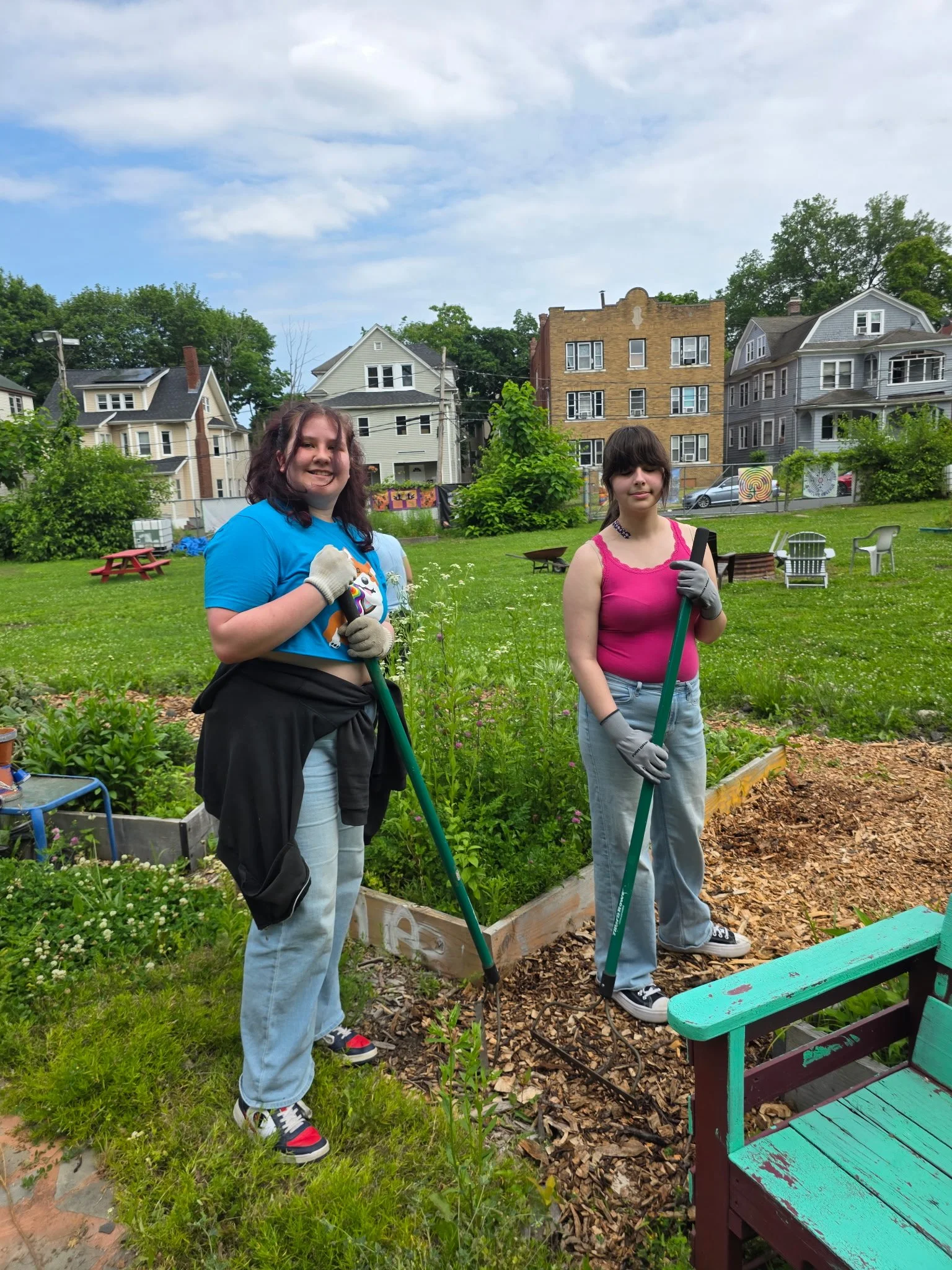 community service at kamora’s garden