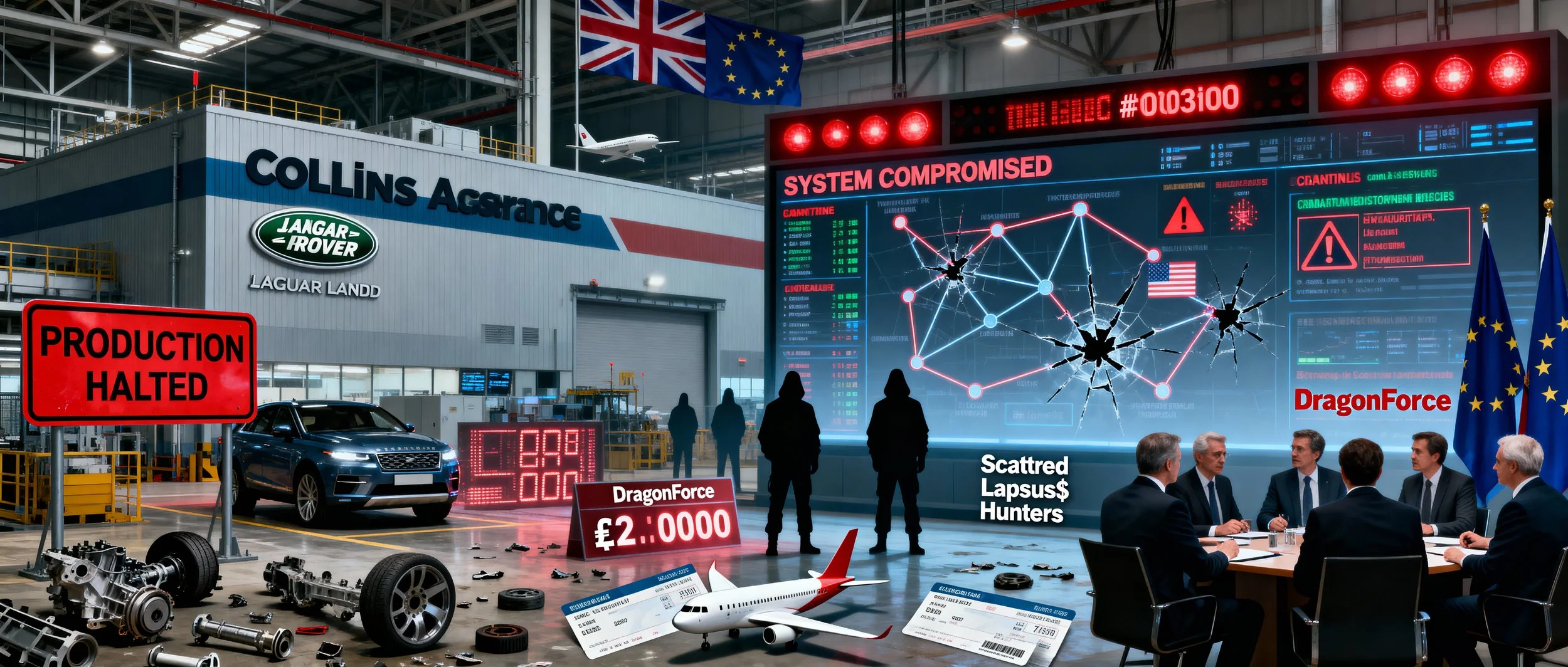 The JLR and Collins Aerospace Disasters: When Britain's Critical Infrastructure Becomes a Criminal Playground