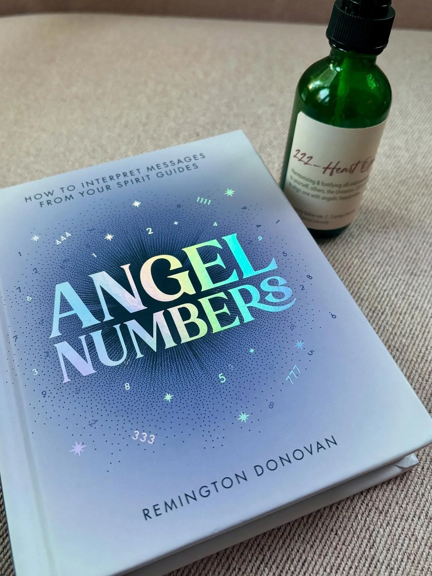 Holy Hannah - @themysticalarts new book is amazing!  Heart Held has an intention spray - 222 Heart Opener - that so aligns with what Remington has to say about the number combo.  Treat yourself and pick up both the book and the intention spray - you 