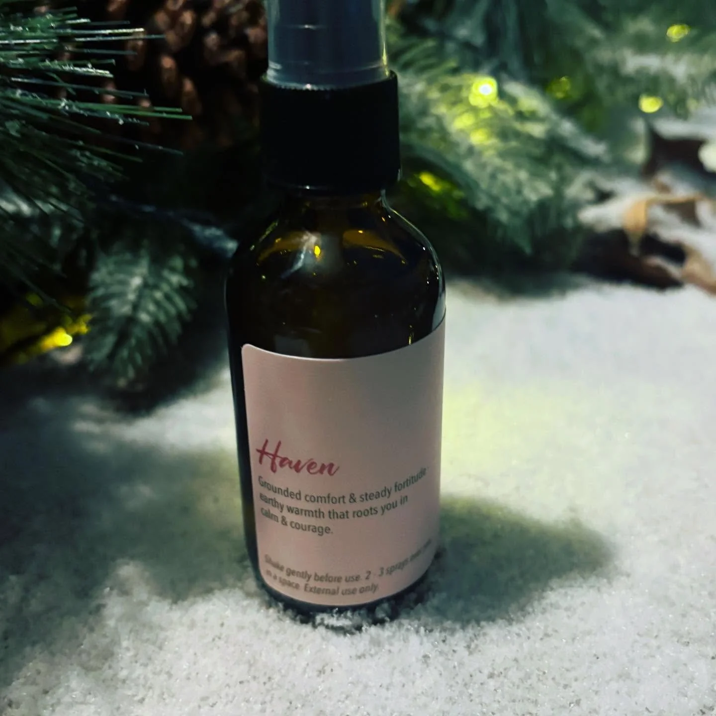 Haven is ready&hellip; grounded. Steady. Earthy warmth that roots you in calm &amp; courage.  Crisp pine, soft ylang-ylang, warm sandalwood.  Ready to order on website now. This might be one of the best ones yet!  #heartheld #haven #groundedcomfort