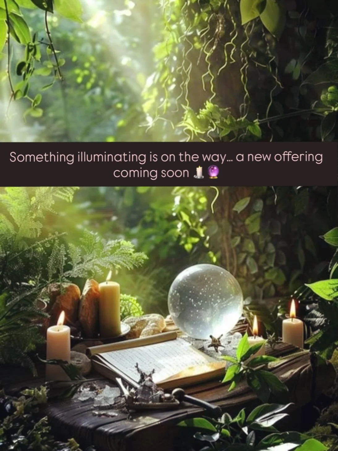 Something new is unfolding behind the scenes&hellip;
An offering to bring you clarity, deeper insight, and just a touch of magic.
Stay tuned &mdash; you&rsquo;ll want to be first to experience this. 💕💫