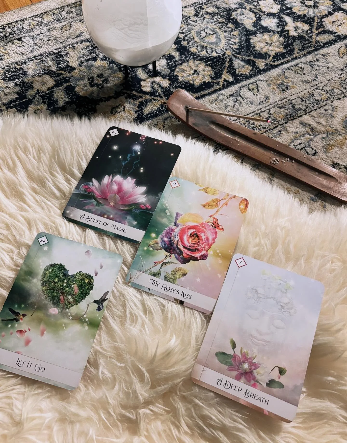 A 3 card reading for a client&hellip; and we got a jumper card aka a 4th card that wanted to pop.  That jumper card tends to be the background piece to consider; that it wants to be heard. In this case, it was let it go.  What could you use to let go