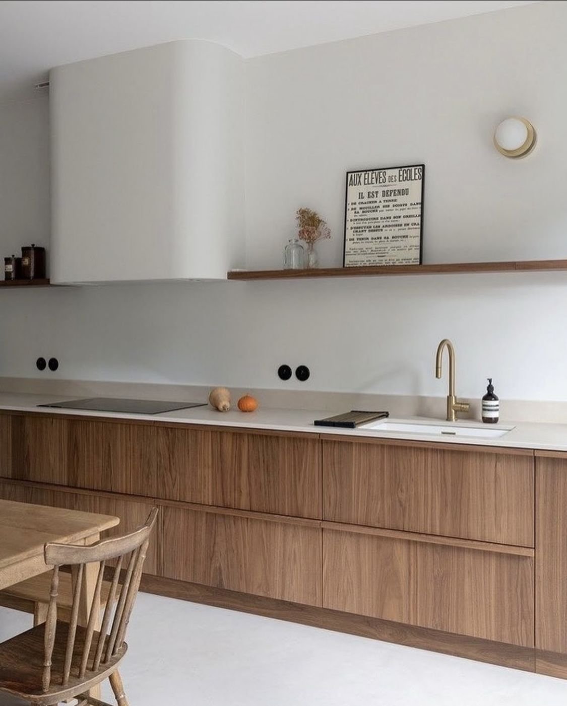 Tendance - Une cuisine sans Meubles Hauts !