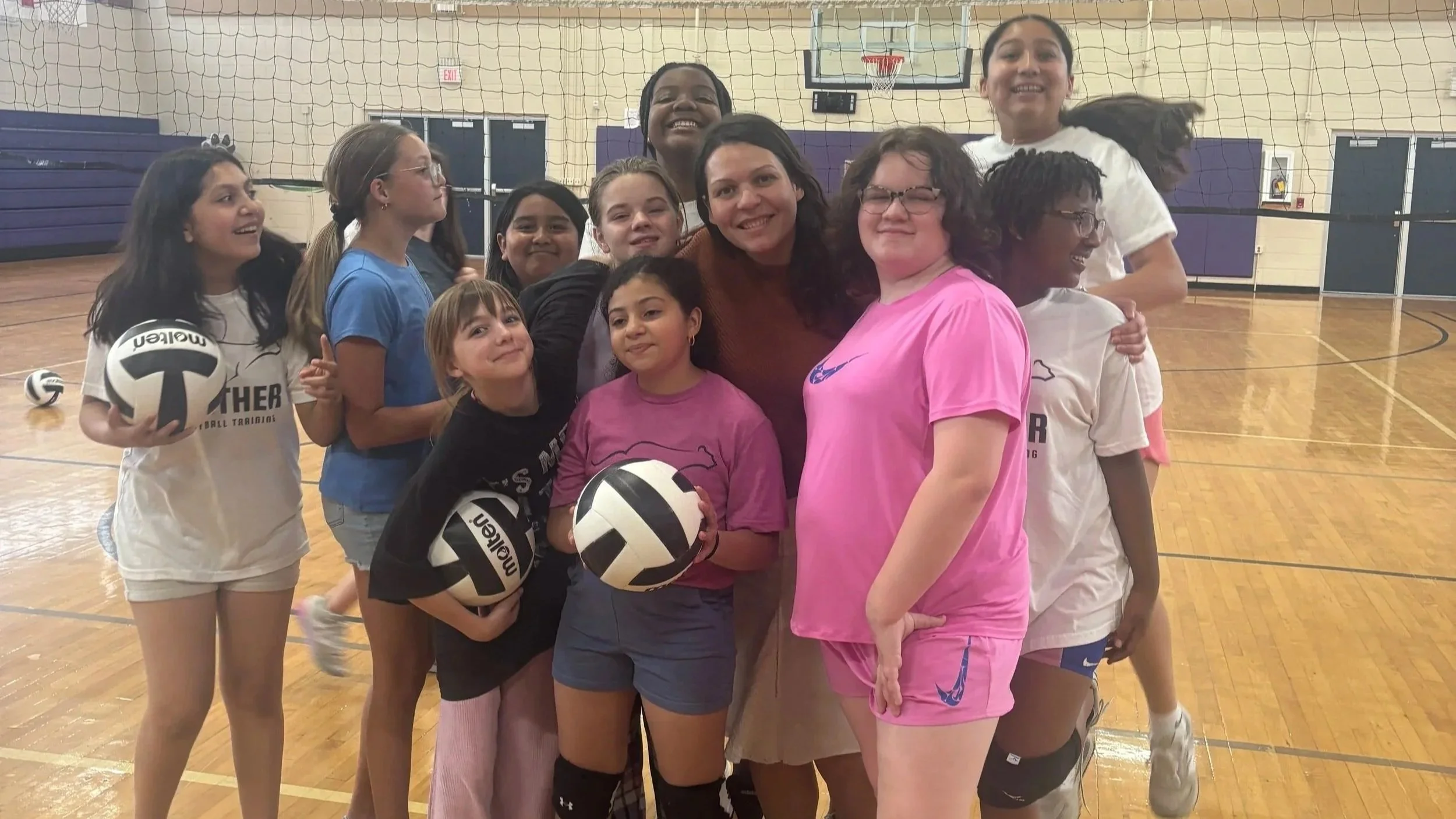 Celebrating the First Year of Panther Volleyball Training!