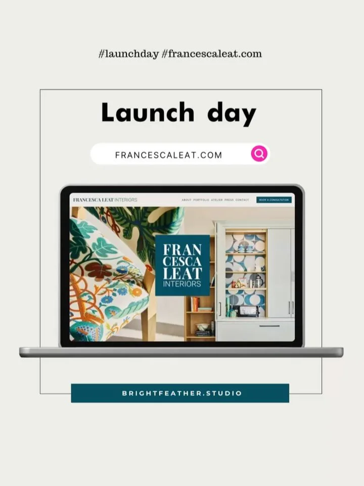 I have felt blessed working with Francesca on her website and brand, thank you @isabeland.co for introducing us!!⁠
⁠
Two designers working to a common goal with a common language for design, what a dream! ⁠
⁠
The elegant and sleek style perfectly fra