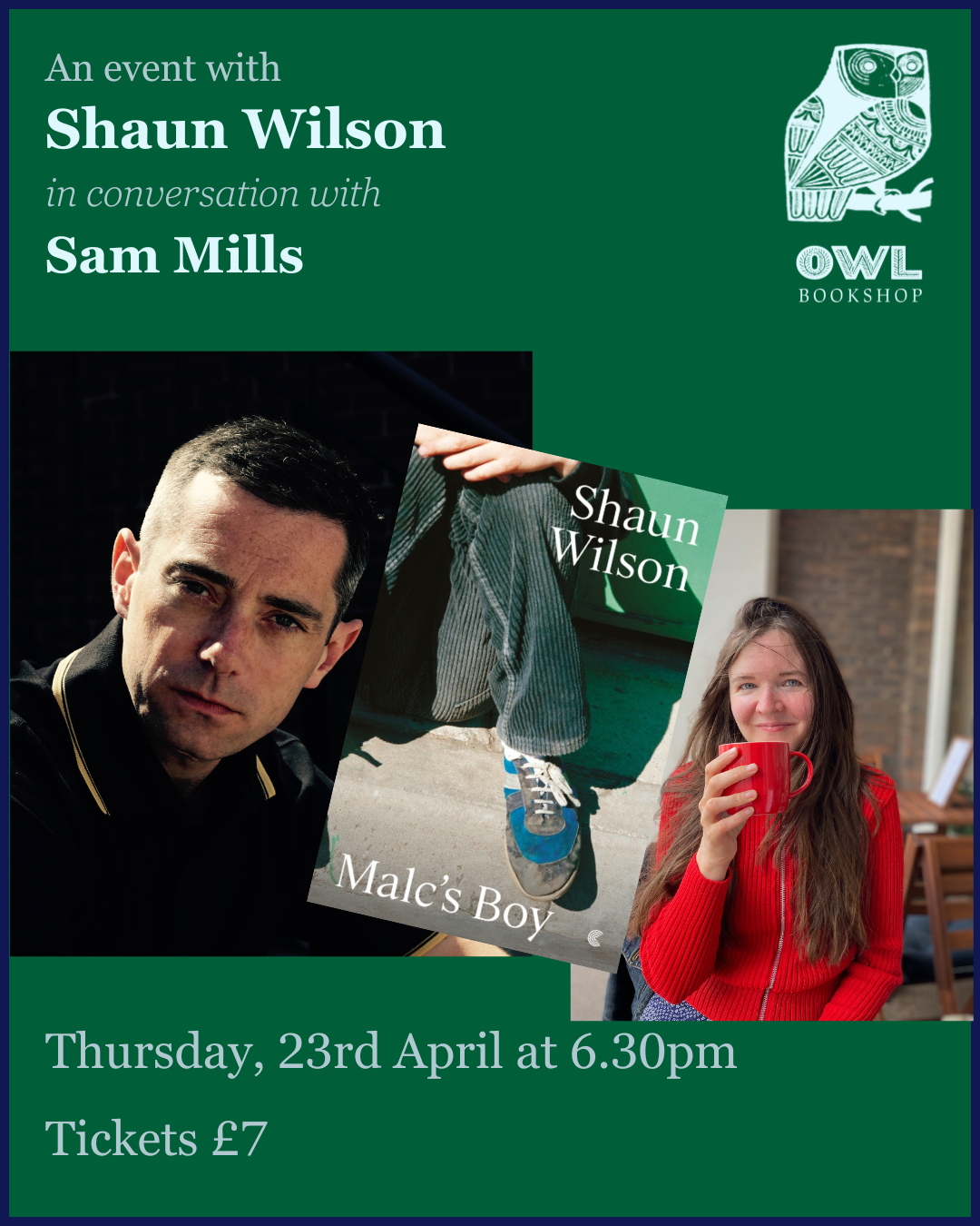 Malc's Boy: In conversation at the Owl Bookshop