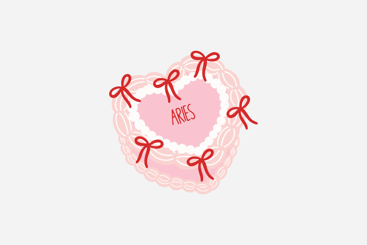 Aries Vintage Heart