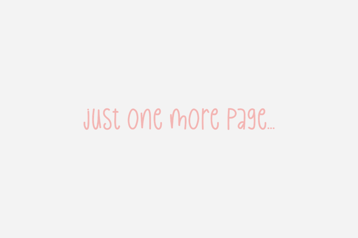 "Just One More Page" Bookmark