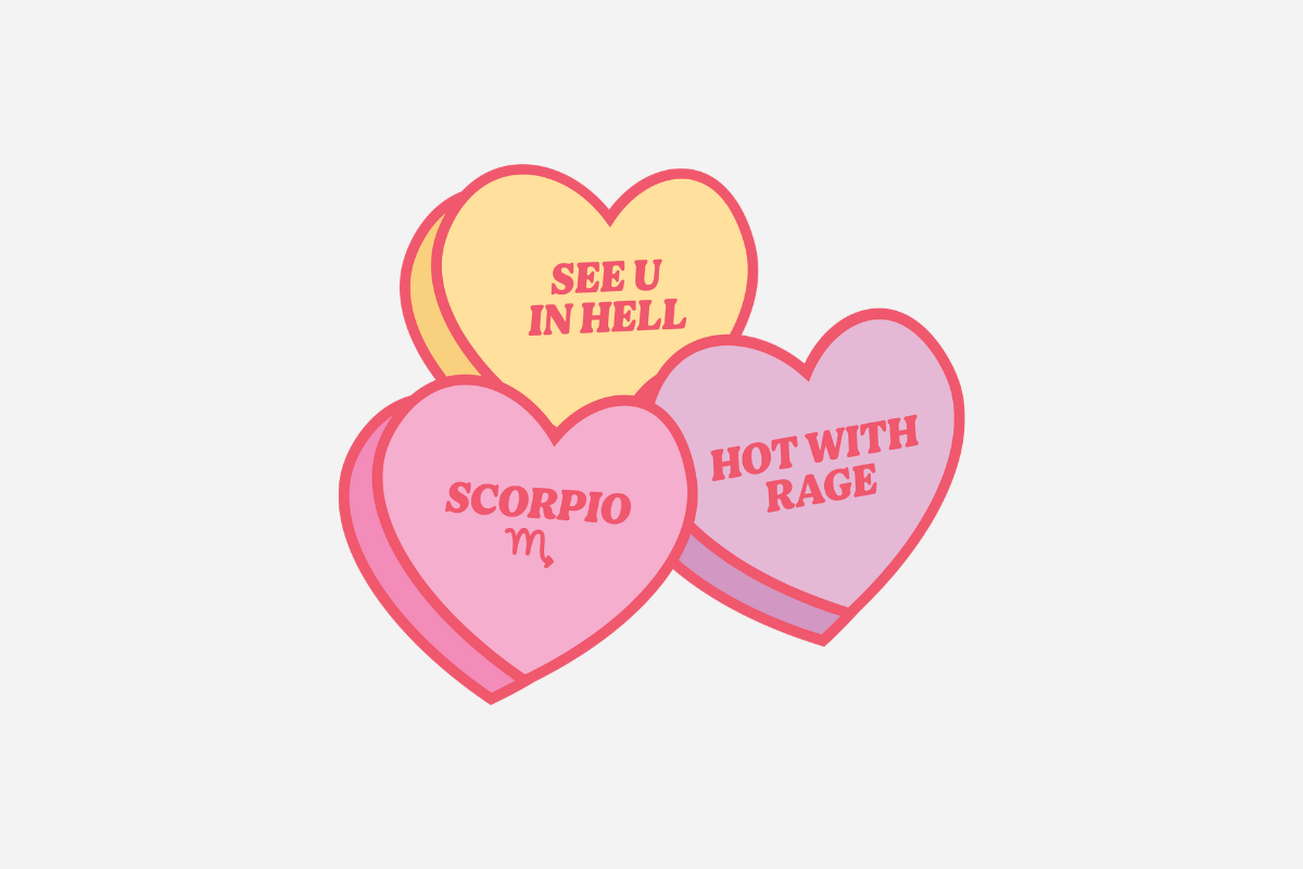 Scorpio Horoscope Conversation Heart