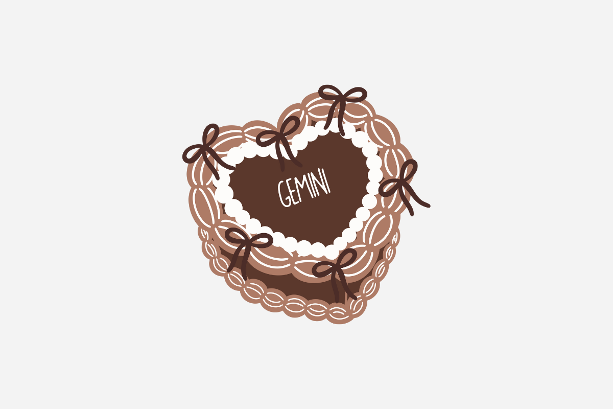 Gemini Vintage Heart