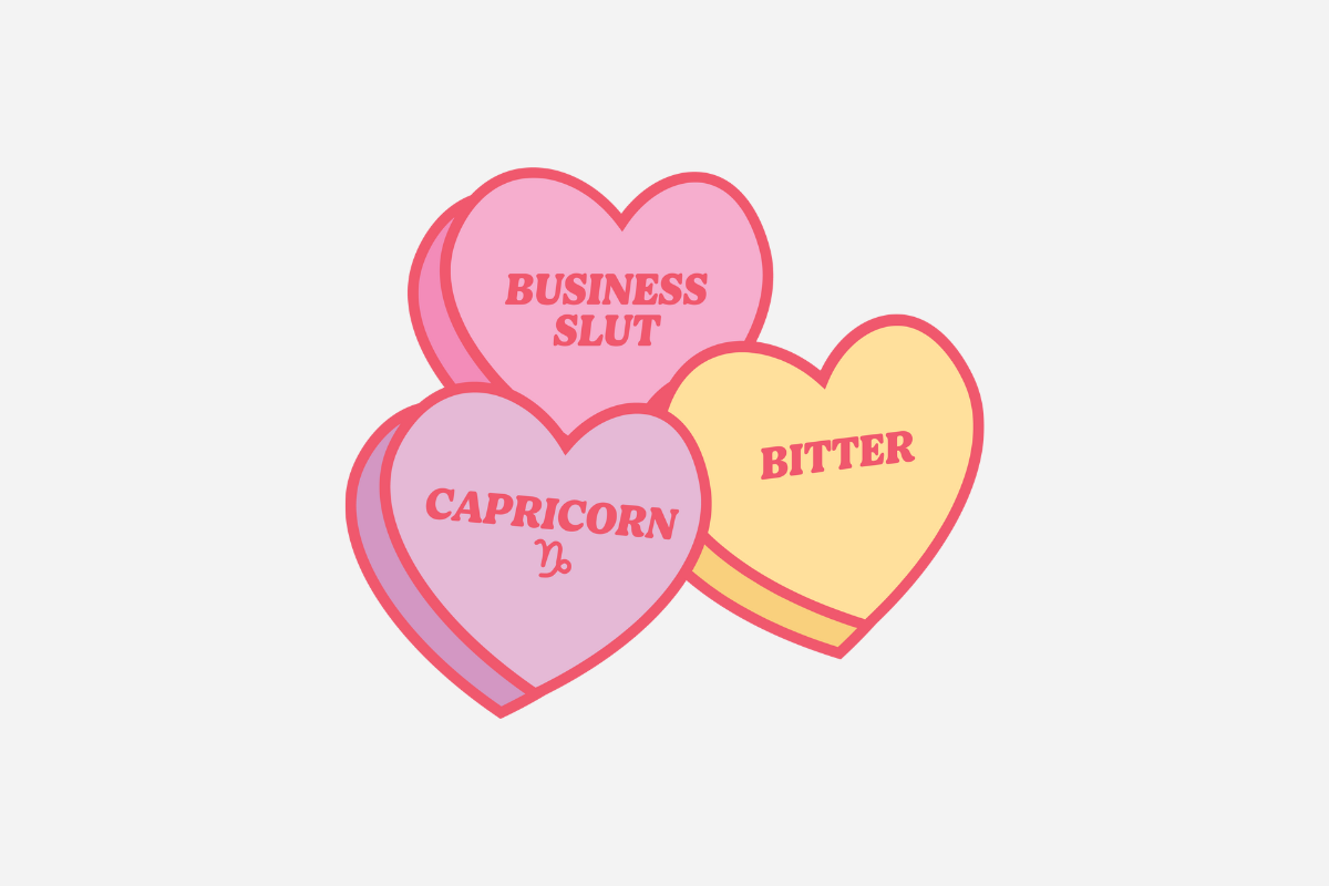 Capricorn Horoscope Conversation Heart