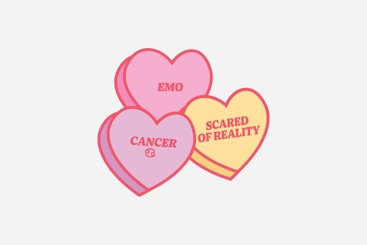 Cancer Horoscope Conversation Heart