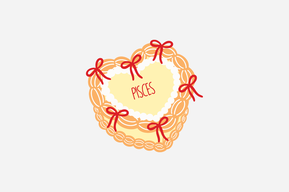 Pisces Vintage Heart