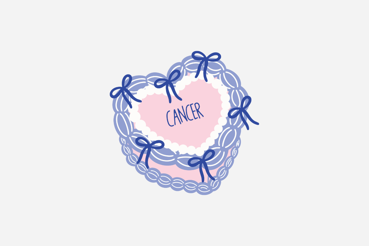 Cancer Vintage Heart