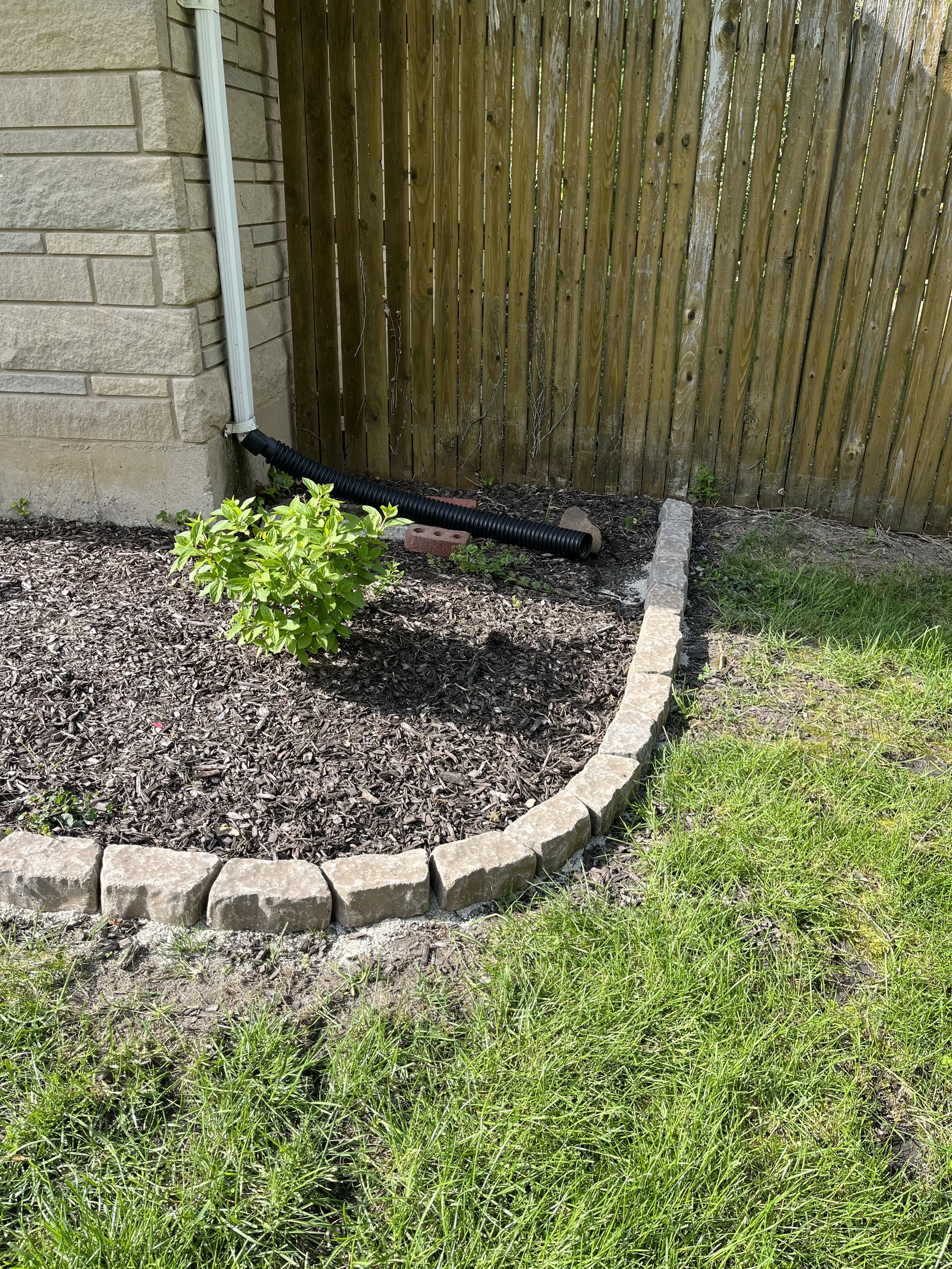 Natural edgers in Schererville 