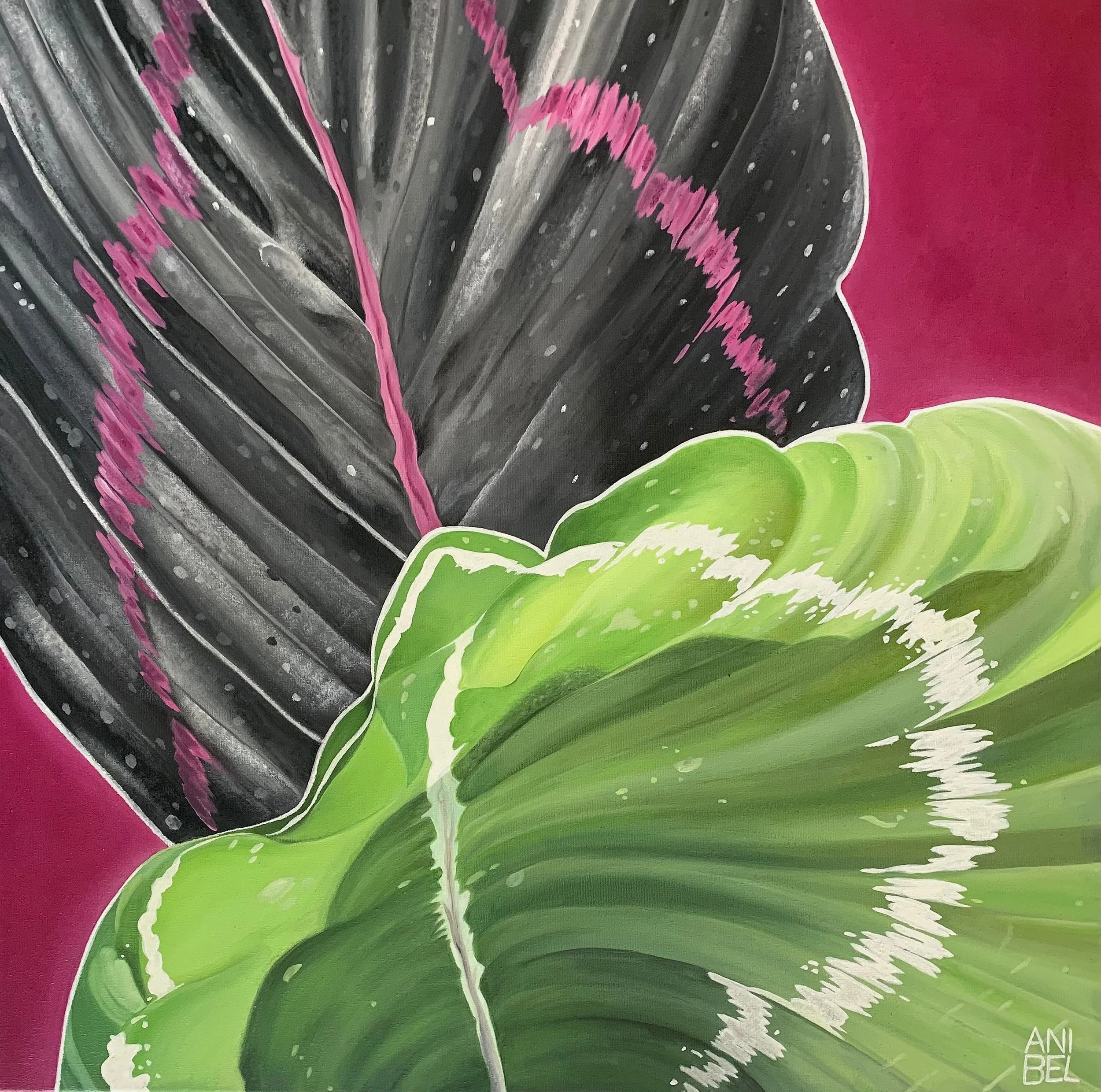 CABARET Huile sur toile 60X60cm 2025