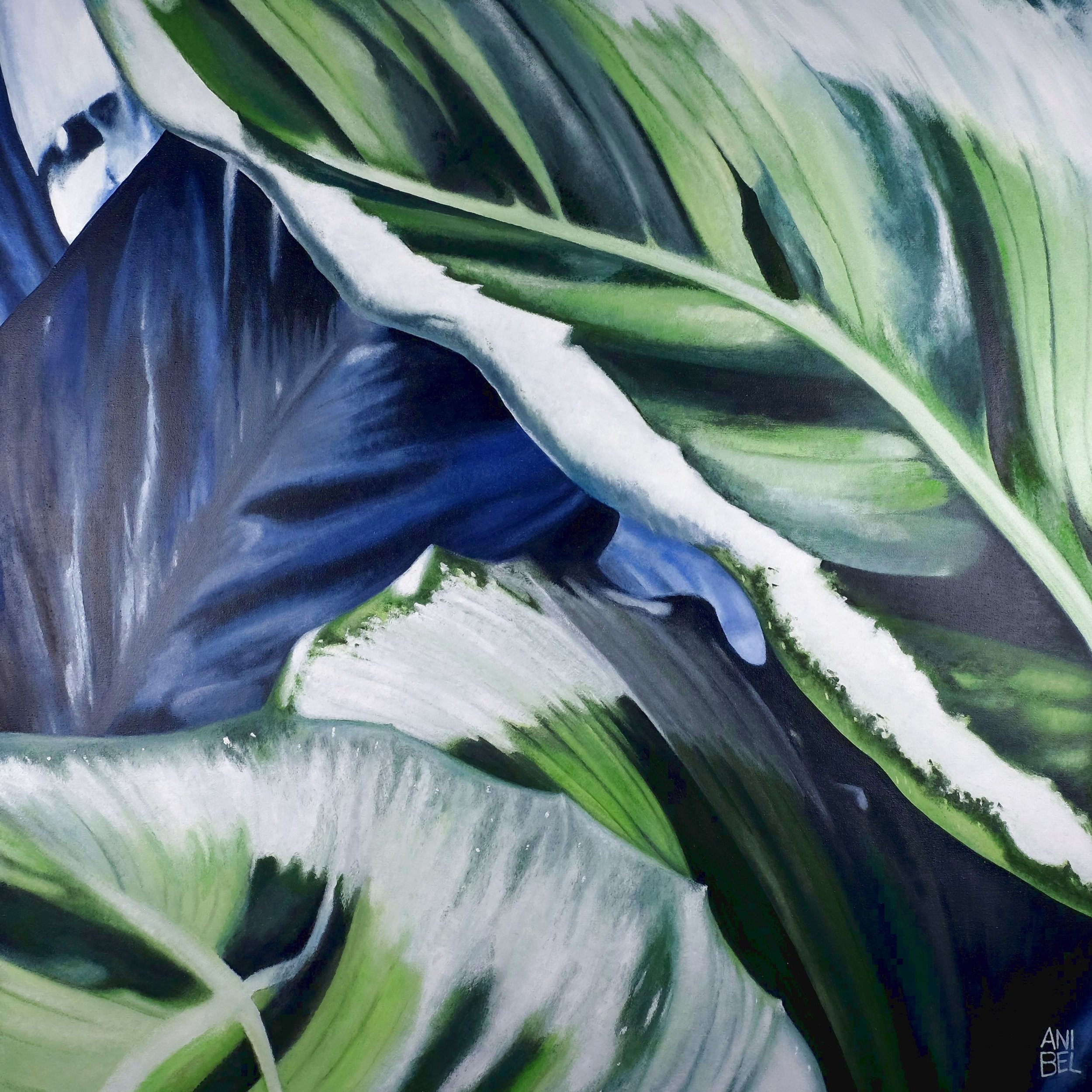 ABYSS Huile sur toile 90x90cm 2024